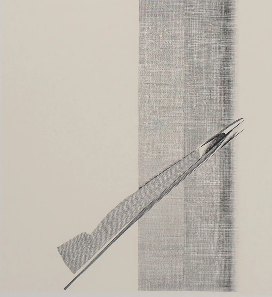 Jacques Muron - Le Bec, 1992 - Gravure originale signée