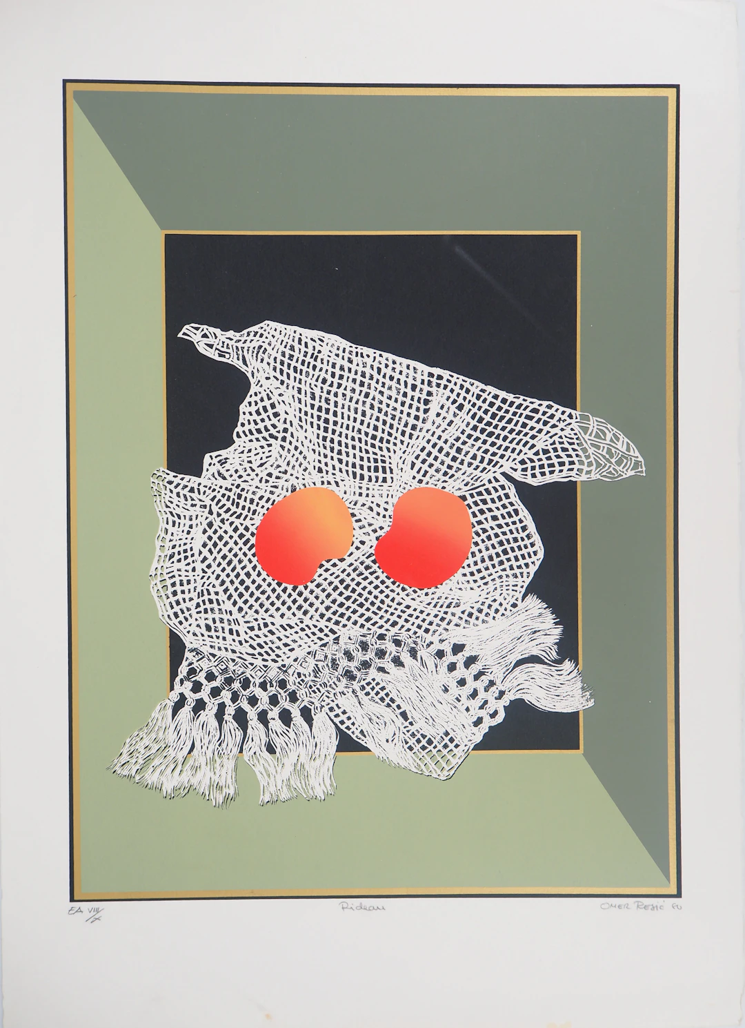 Omer RESIC : Mexique, les Piments - Lithographie originale signée