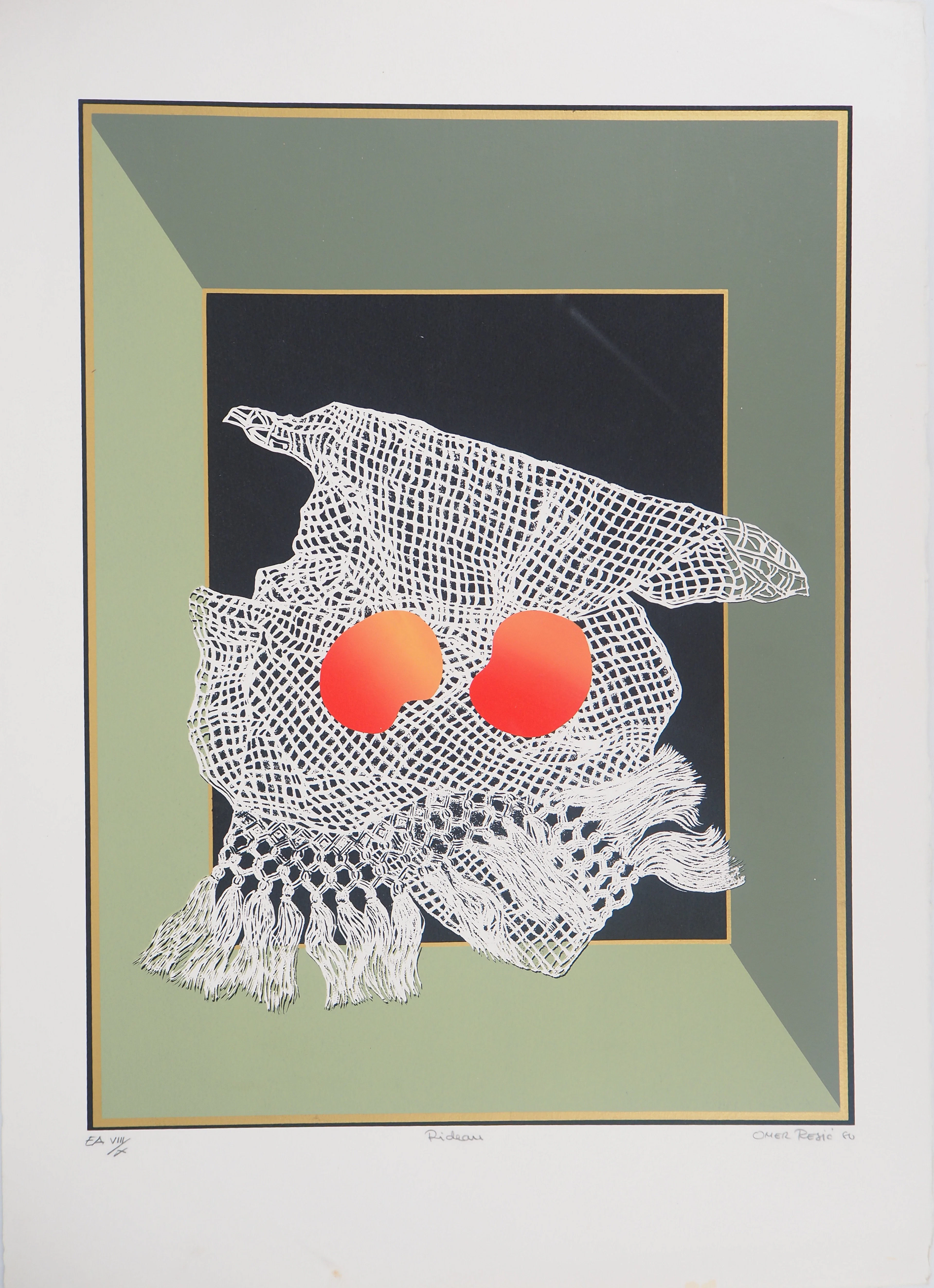 Omer RESIC : Mexique, les Piments - Lithographie originale signée