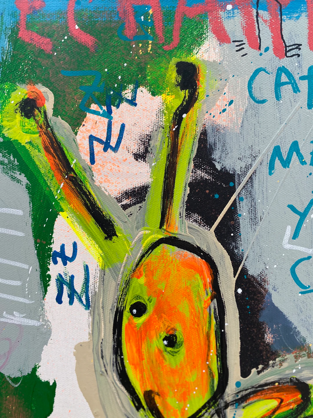 JAZZU - Bee Cool - Techniques mixtes sur toile - 2022