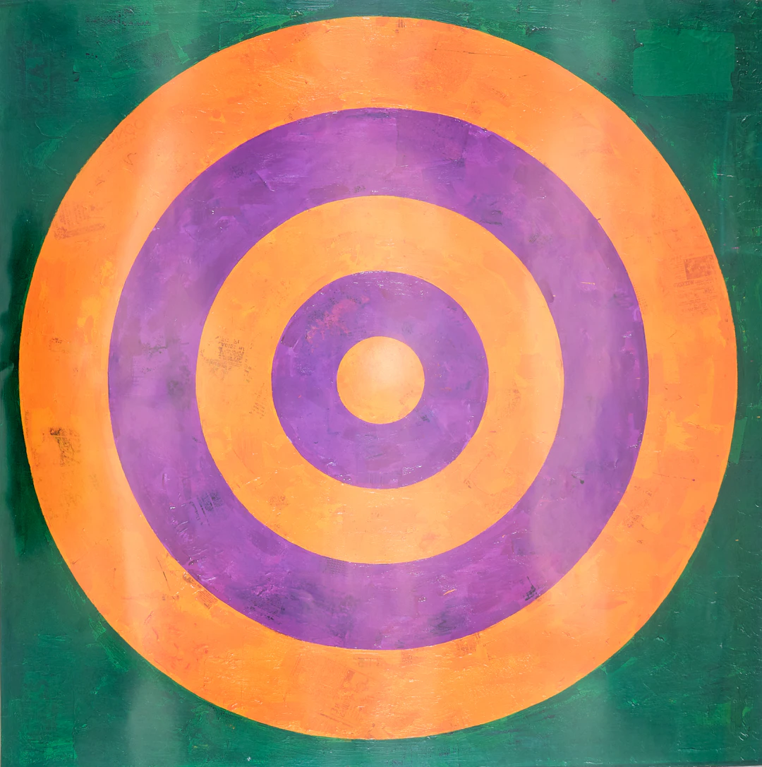 Jasper JOHNS : Target - Affiche originale en couleurs