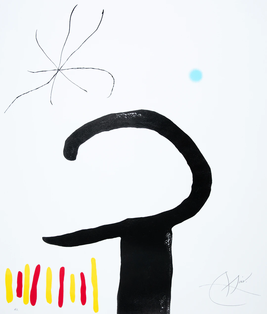 Joan MIRO : Jardin espagnol à l’étoile - Sérigraphie signée