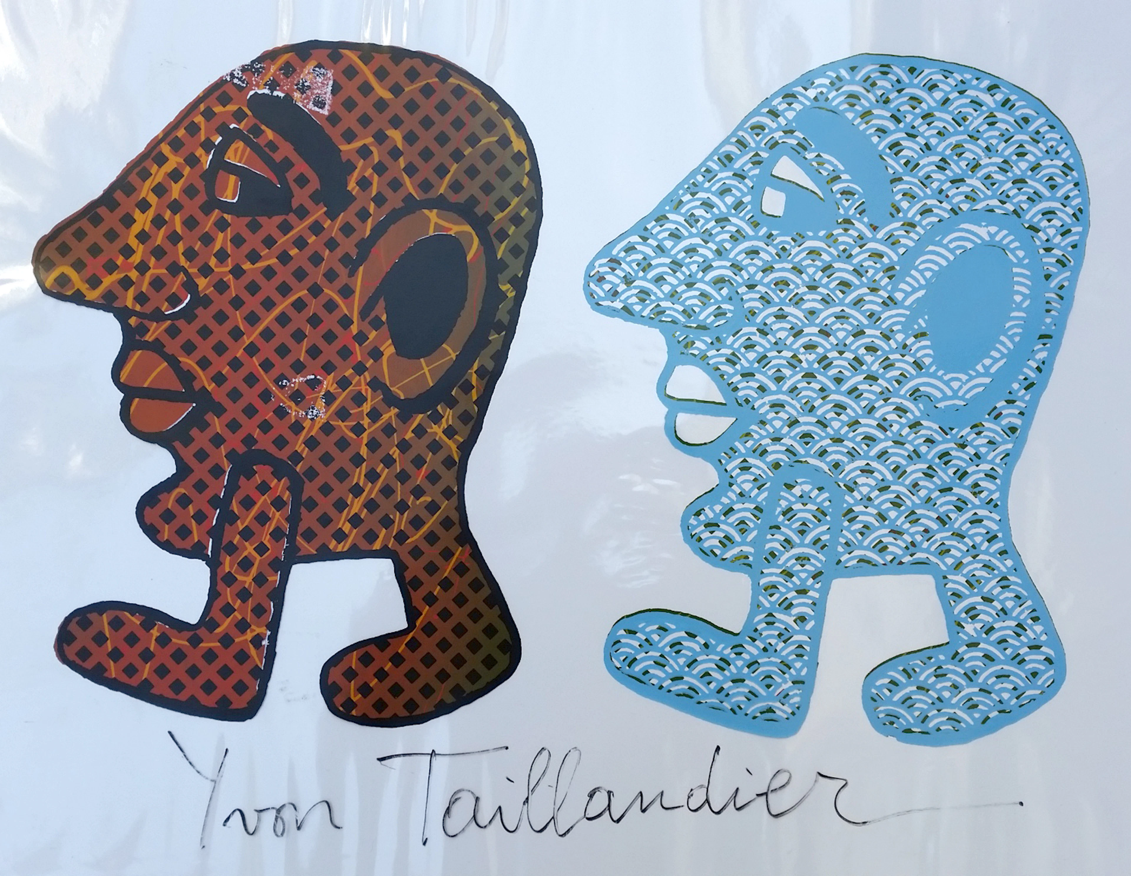 Yvon TAILLANDIER - Capitipède Duo 1 -2015, Sérigraphie signée