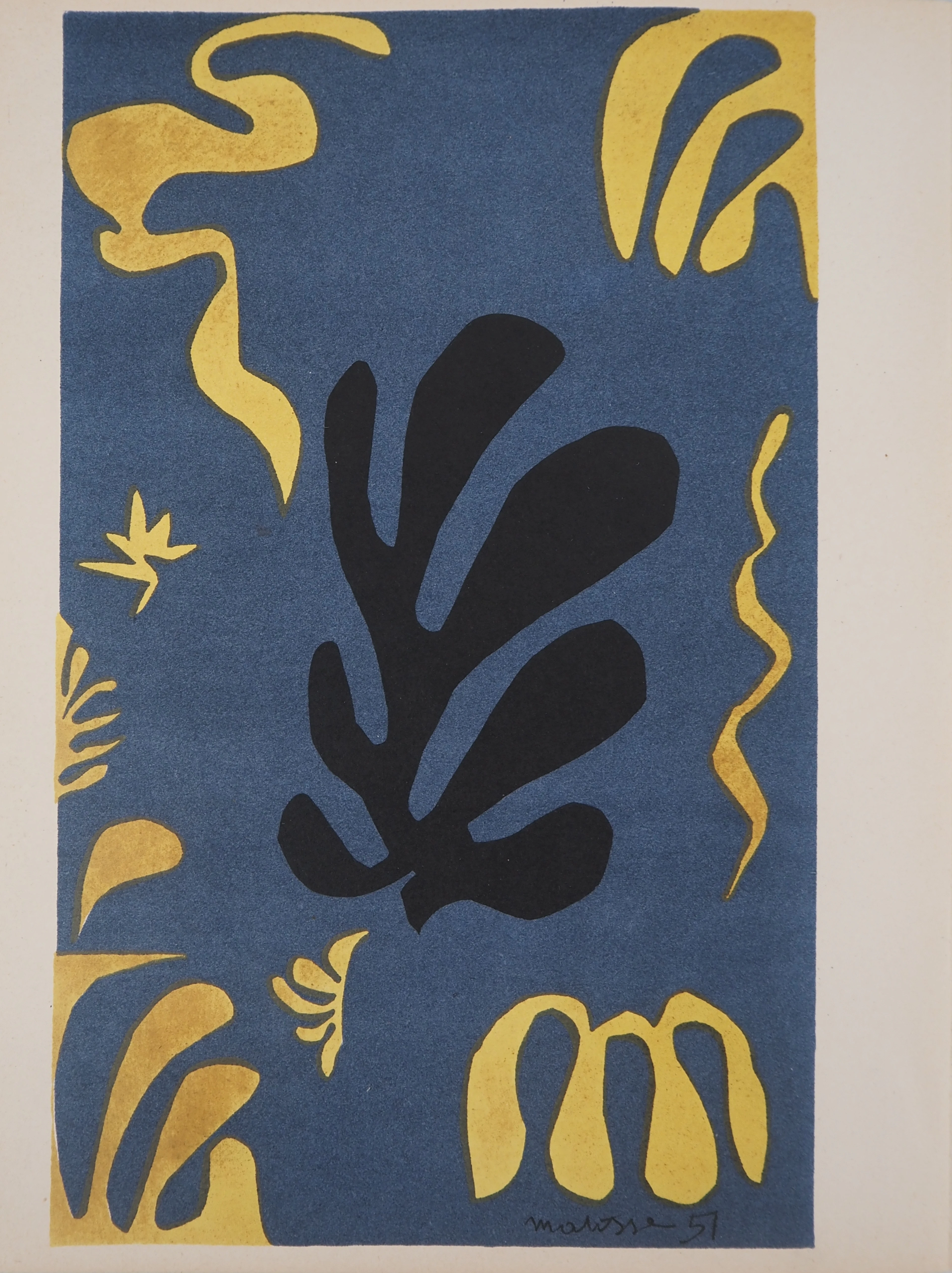 Henri MATISSE : Découpage - Lithographie signée