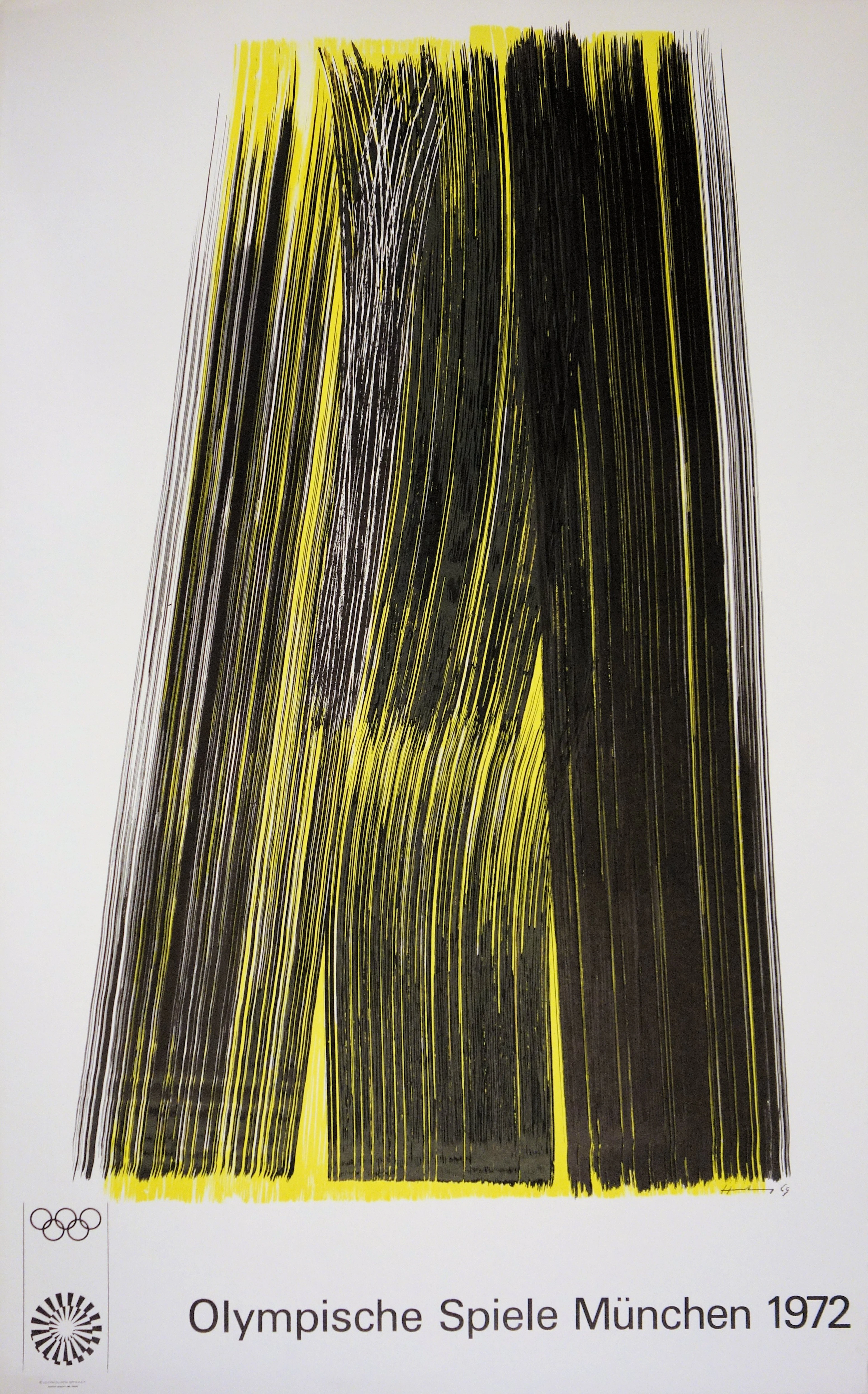 Hans HARTUNG - Composition 1972 - Affiche lithographique signée