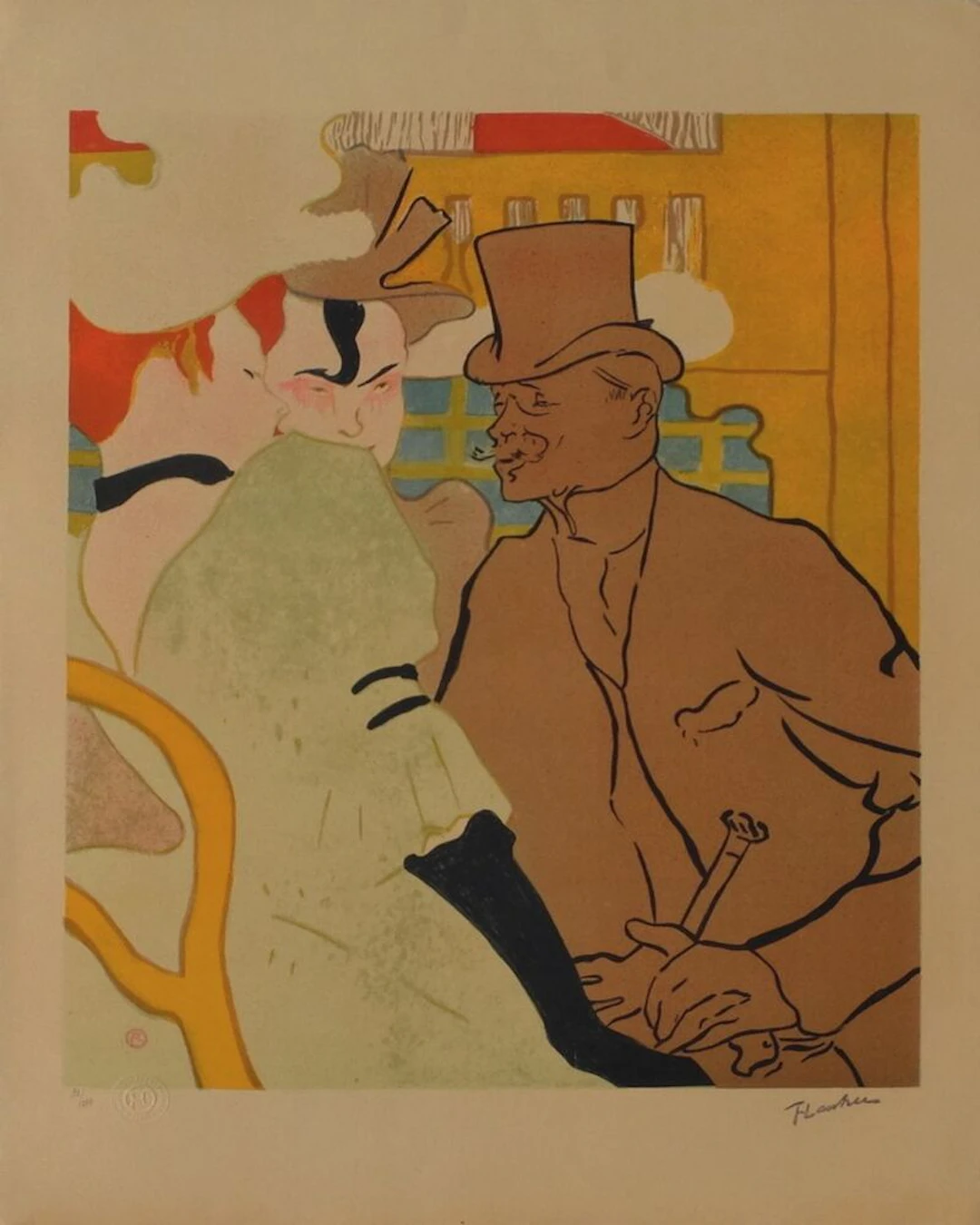 Henri De TOULOUSE-LAUTREC - ALBI SERIE - L’Anglais au Moulin Rouge