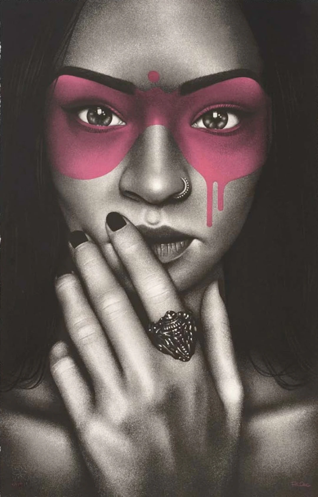 Fin Dac - Haiconca - édition rose - 2023 - Sérigraphie signée et numérotée