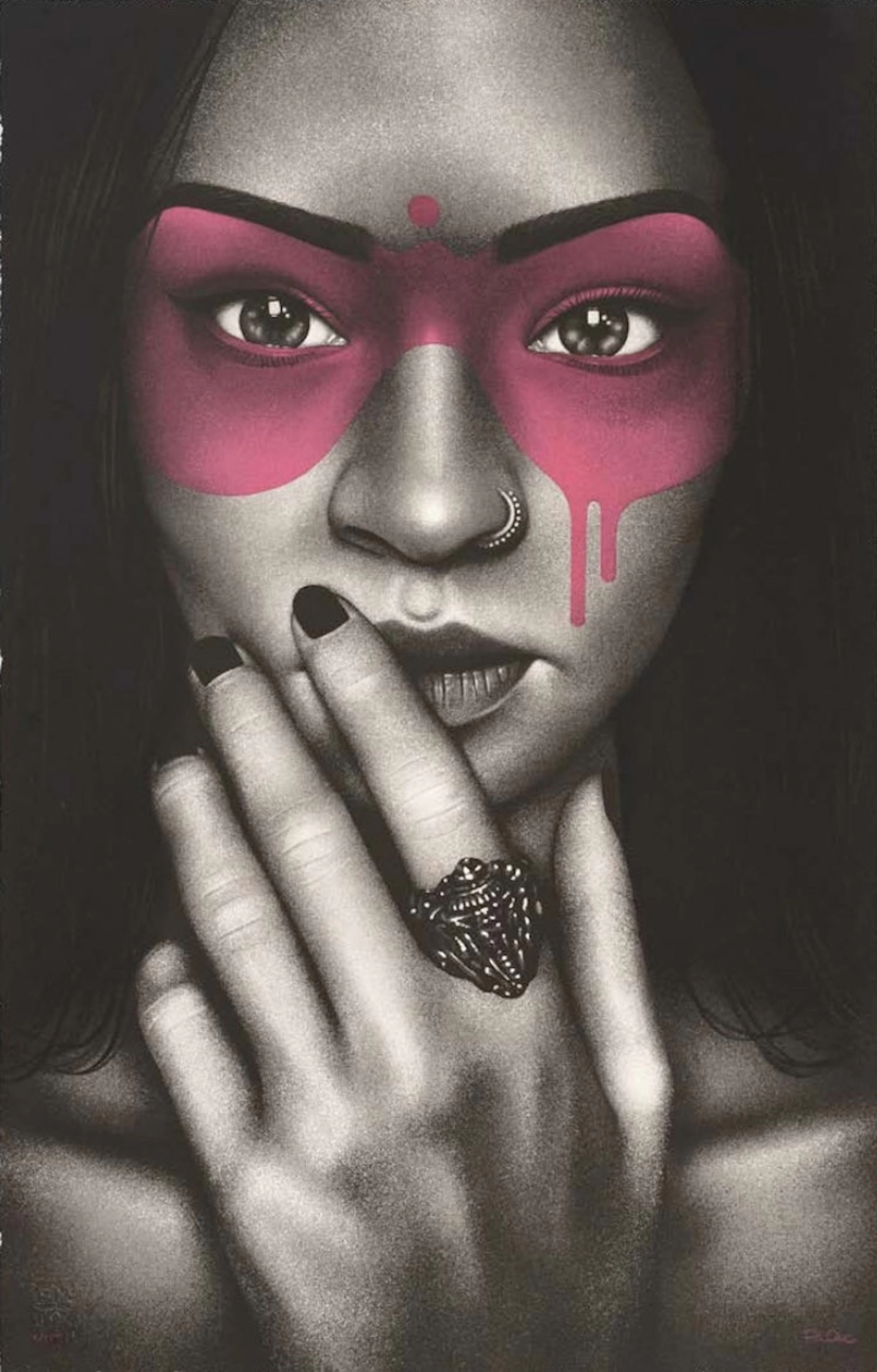 Fin Dac - Haiconca - édition rose - 2023 - Sérigraphie signée et numérotée