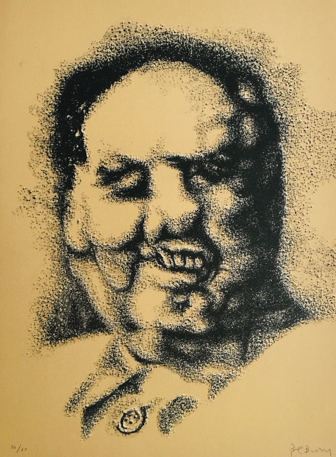 Pol BURY - Mao, 1976 - Lithographie originale signé au crayon