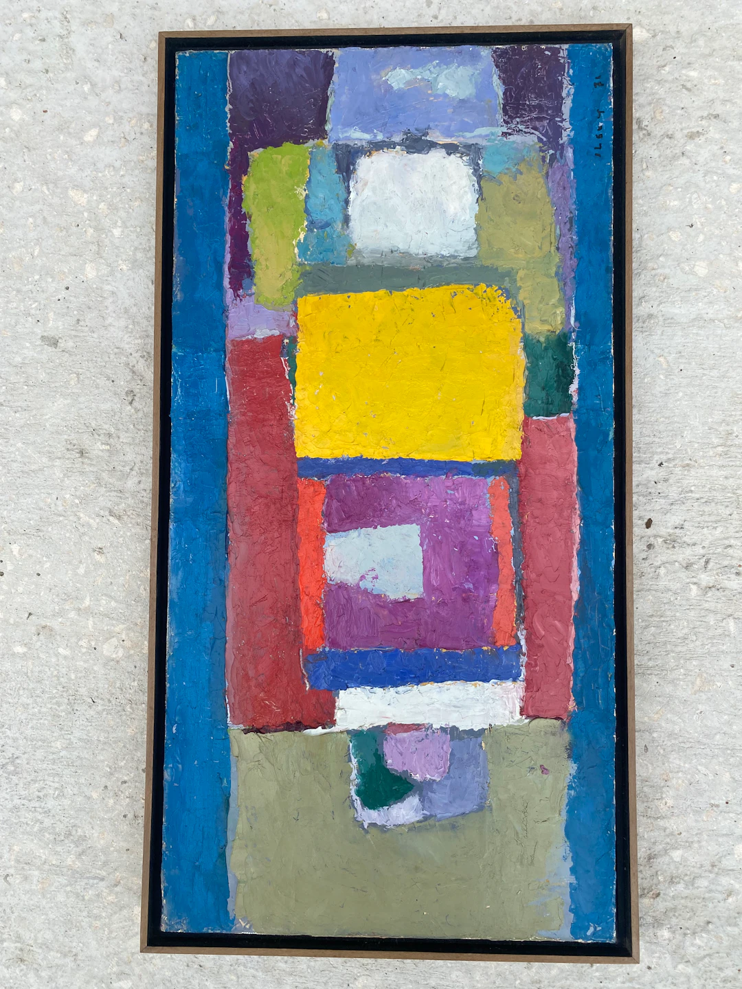 Isadore Lévy - Branford 1971 - Huile sur toile