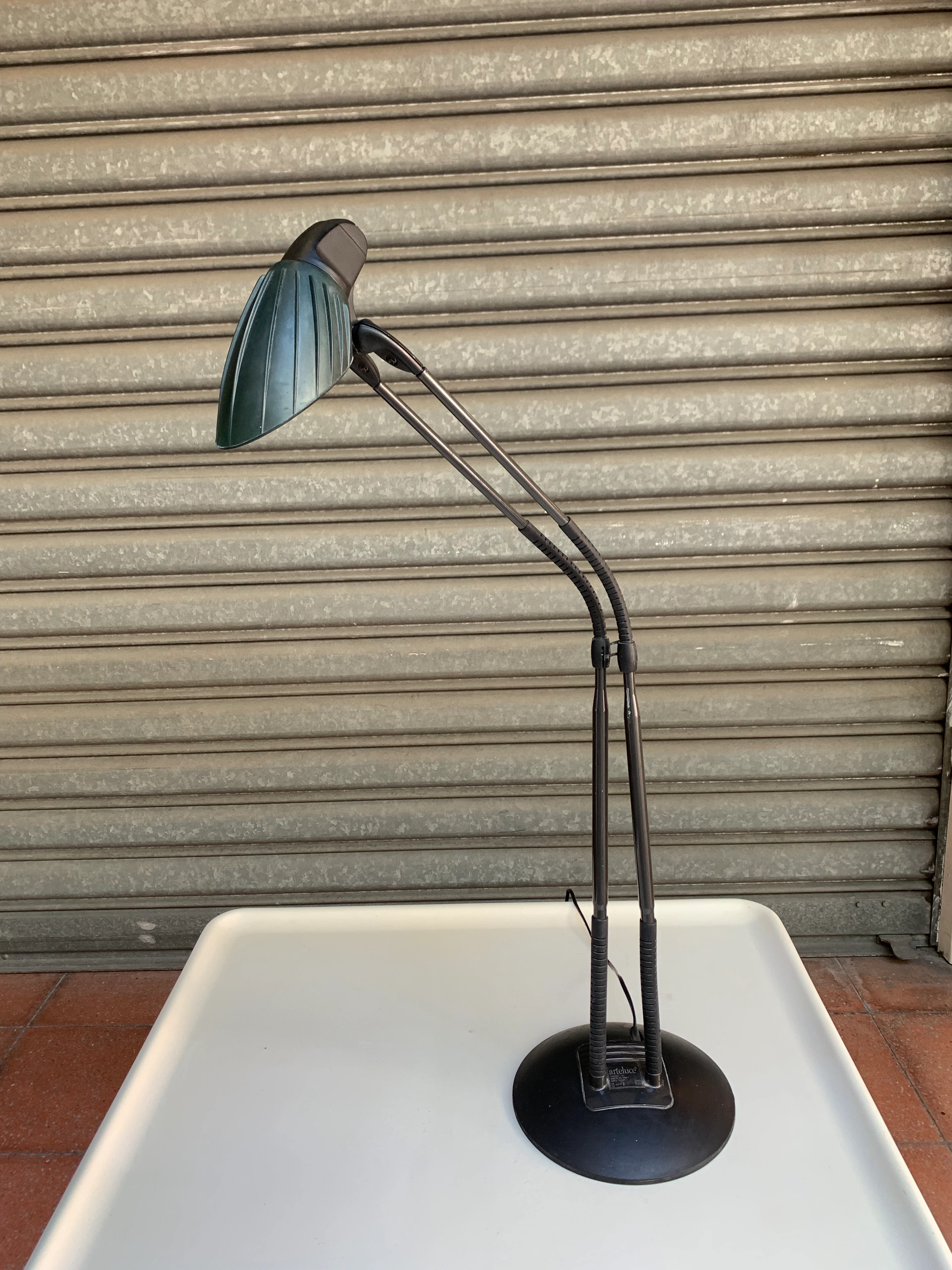 Stephan Copeland - Lampe Tango verte foncé - Édition Arteluce, circa 1980