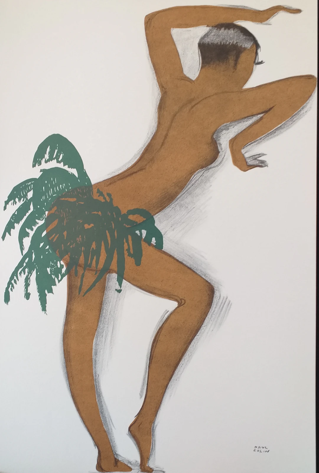 PAUL COLIN - Le tumulte noir - Lithographie