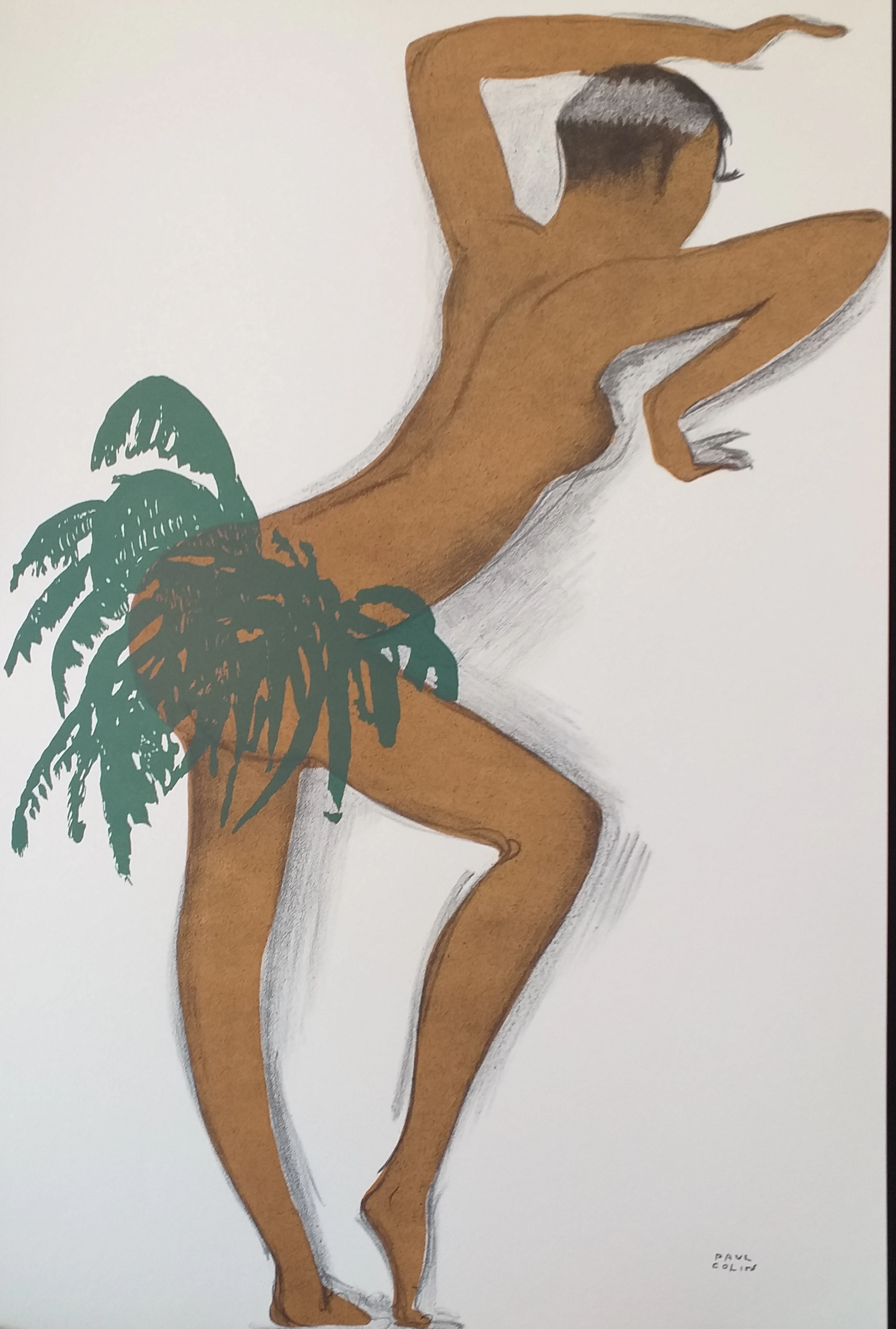 PAUL COLIN - Le tumulte noir - Lithographie