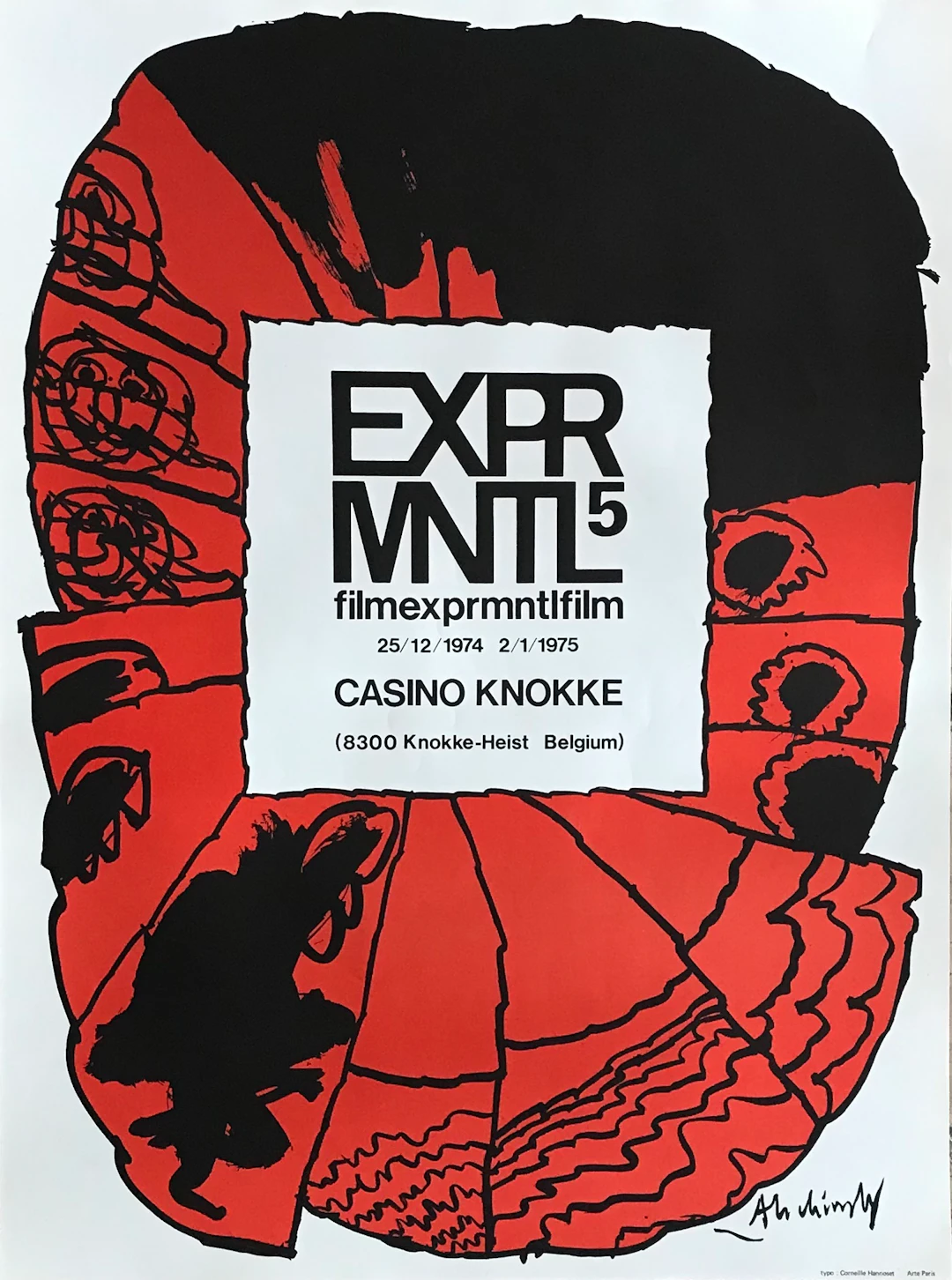 Alechinsky - Affiche lithographique d’exposition