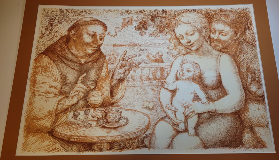 Lucien-Philippe MORETTI - Le Braconnier de Dieu 5, 1975 - Lithographie