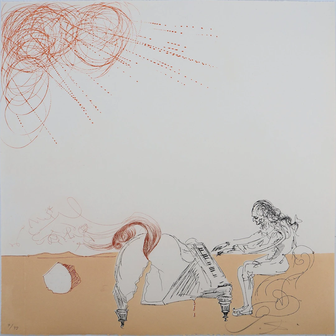 Salvador DALI : Paysage ibérique : Virtuose surréaliste et piano