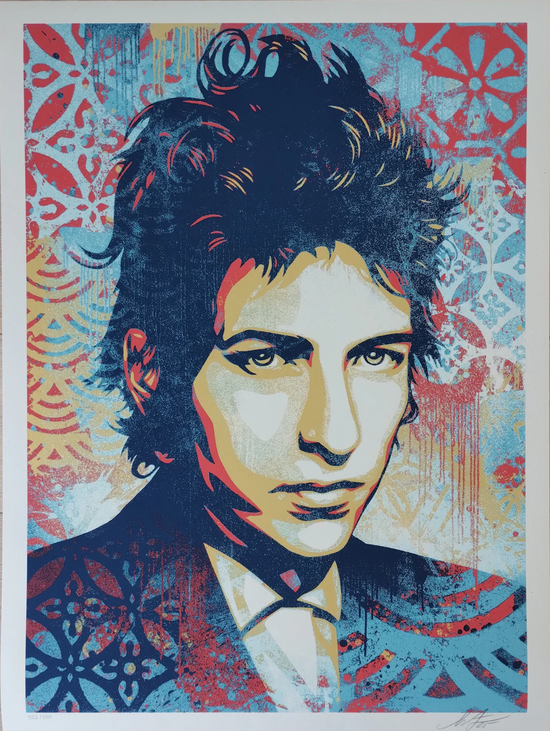 Shepard Fairey (Obey Giant) A Hard Rain’s A-Gonna Fall Bob Dylan 2025