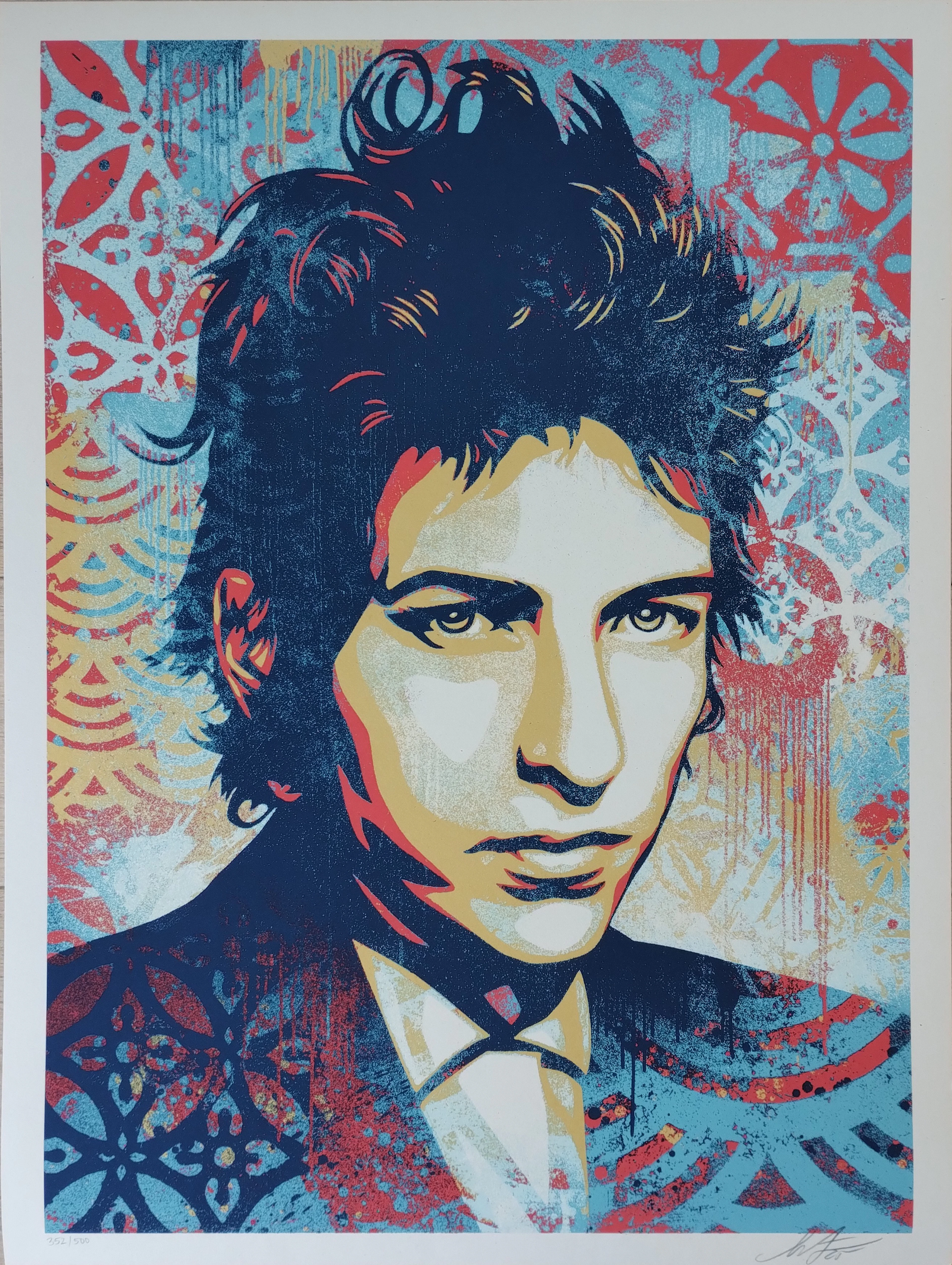 Shepard Fairey (Obey Giant) A Hard Rain’s A-Gonna Fall Bob Dylan 2025