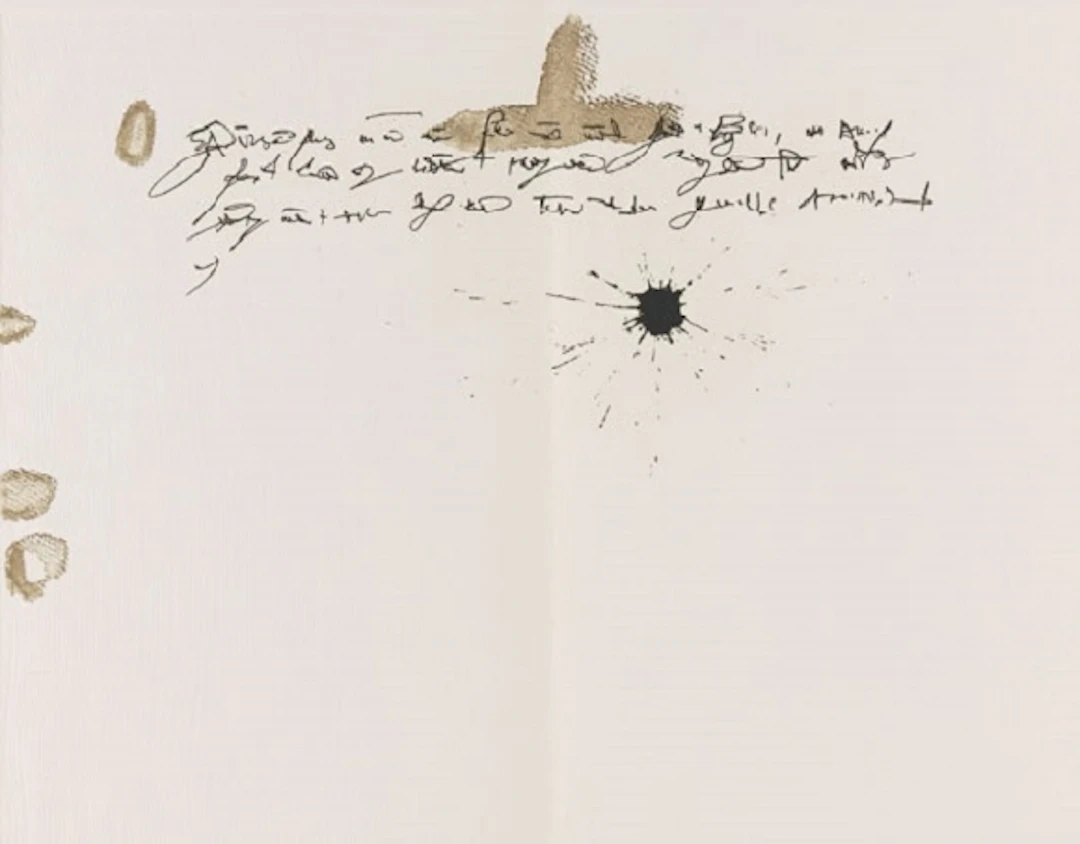 Antoni TAPIES- Aparicions 4, 1982, Gravure signée