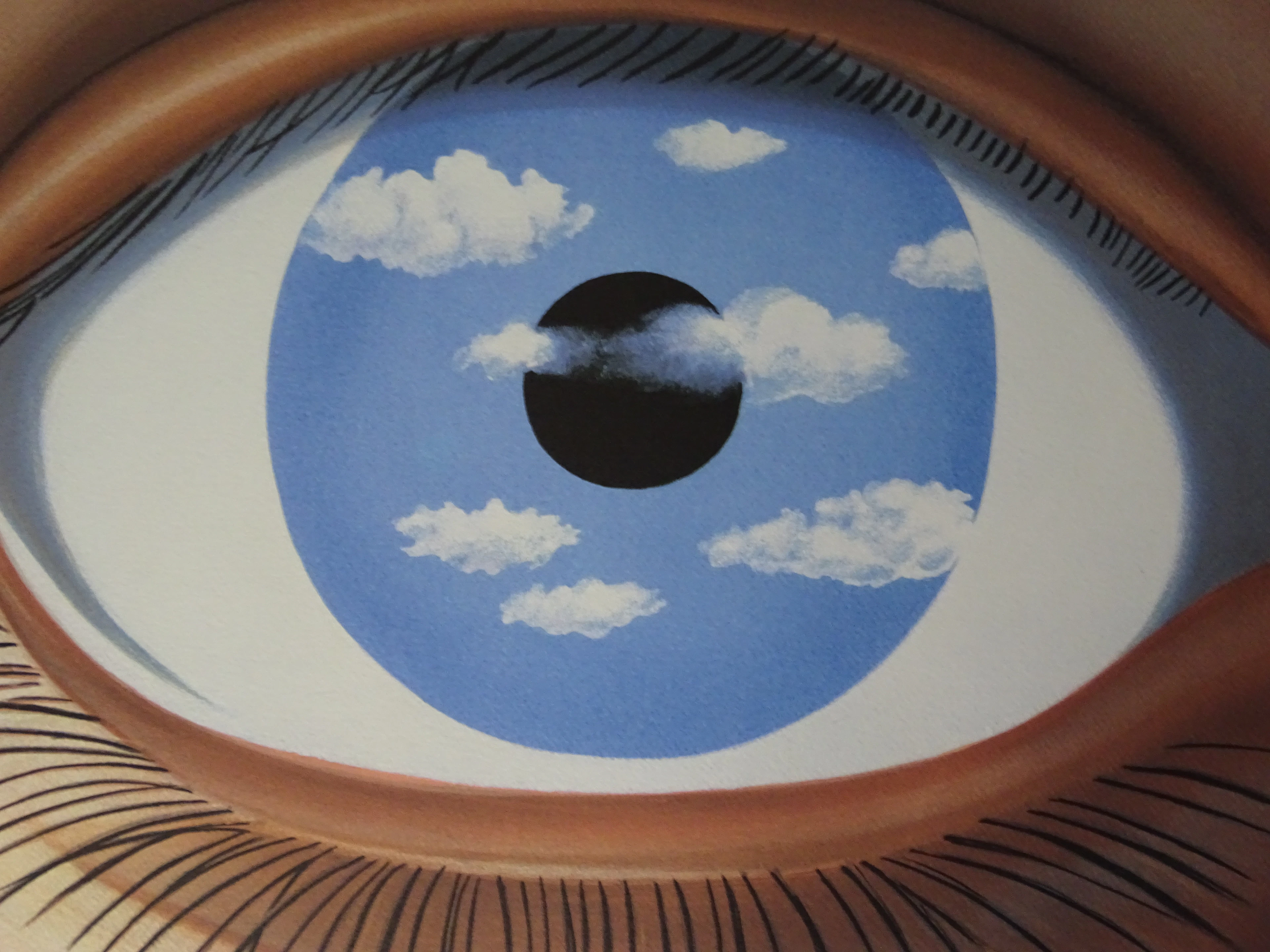 René MAGRITTE (d’après) - Le Faux Miroir -Lithographie