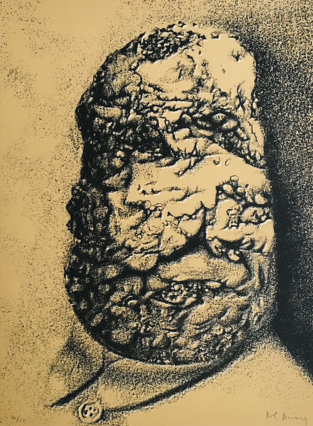 Pol BURY - Mao, 1976 - Lithographie originale signé au crayon