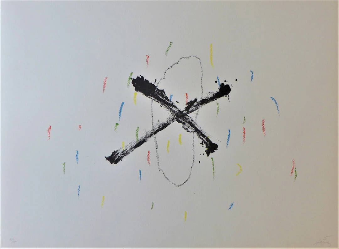 Antoni TAPIES - Silenci, lithographie signée