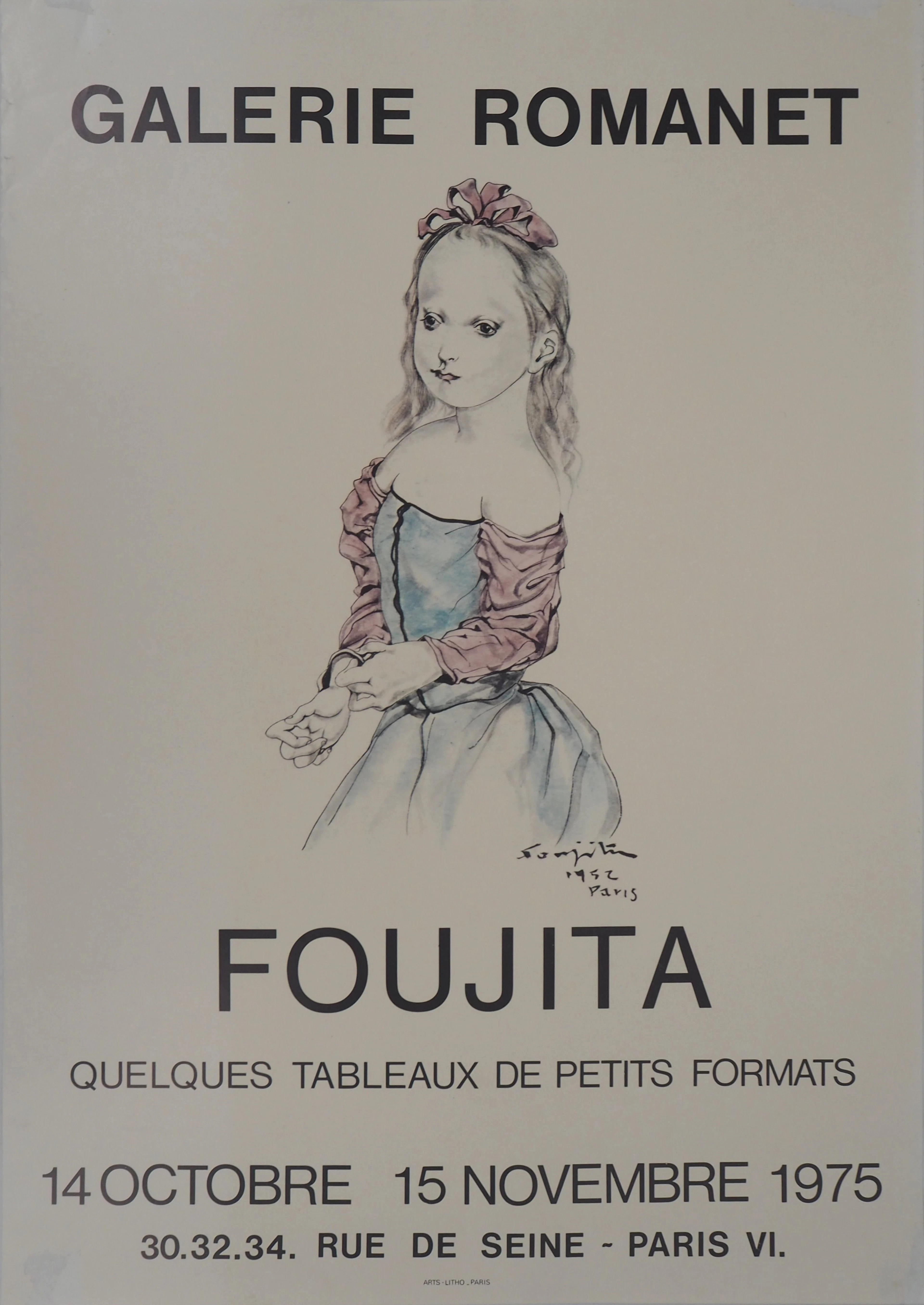 Léonard Tsuguharu FOUJITA - Fille à la robe, 1975 - Affiche