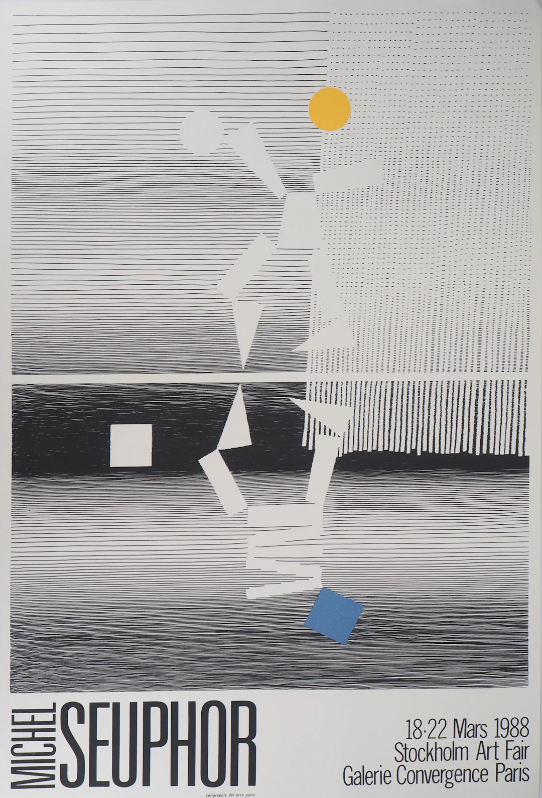 Michel SEUPHOR : Equilibre - Sérigraphie originale