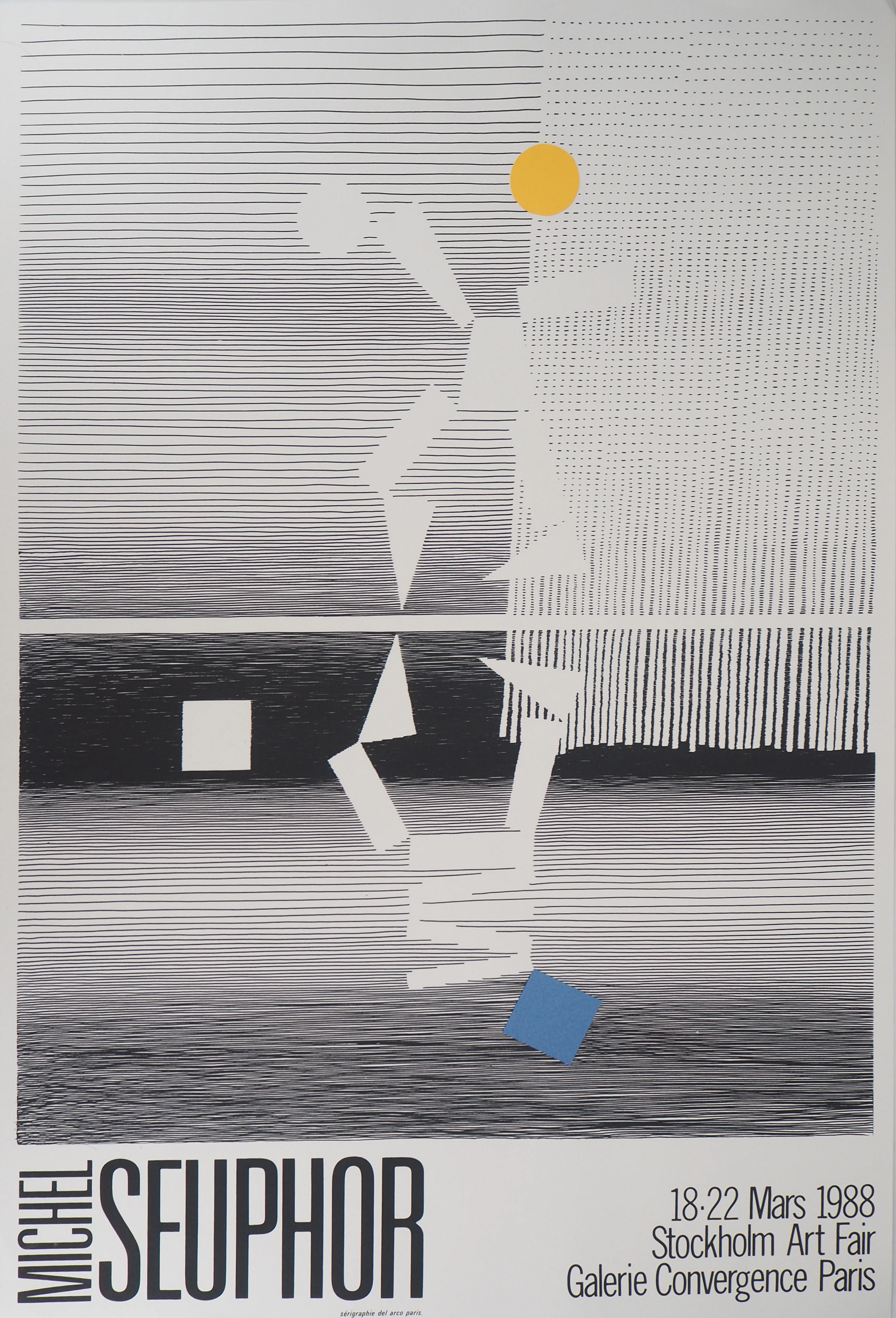 Michel SEUPHOR : Equilibre - Sérigraphie originale