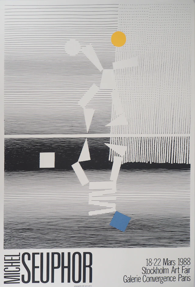 Michel SEUPHOR : Equilibre - Sérigraphie originale