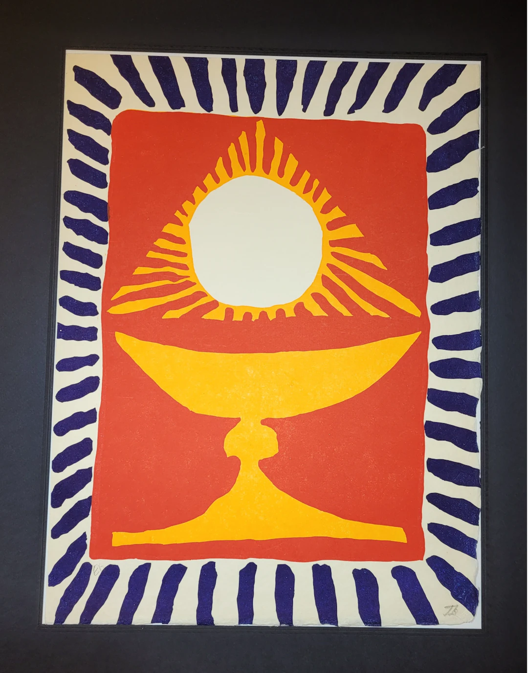 Fernand DUBUIS - Le cantique du Soleil II, 1970 - Lithographie originale signée