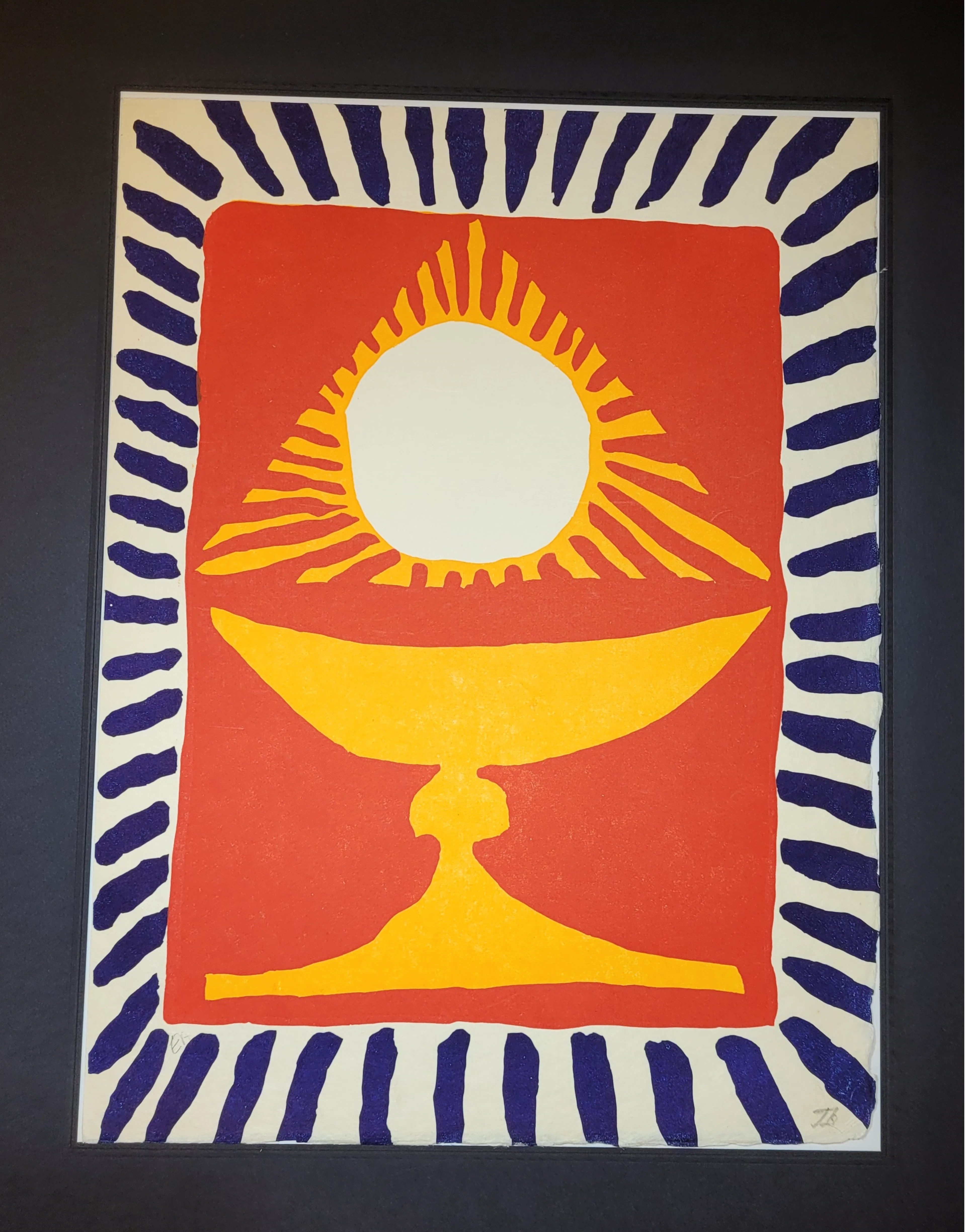 Fernand DUBUIS - Le cantique du Soleil II, 1970 - Lithographie originale signée