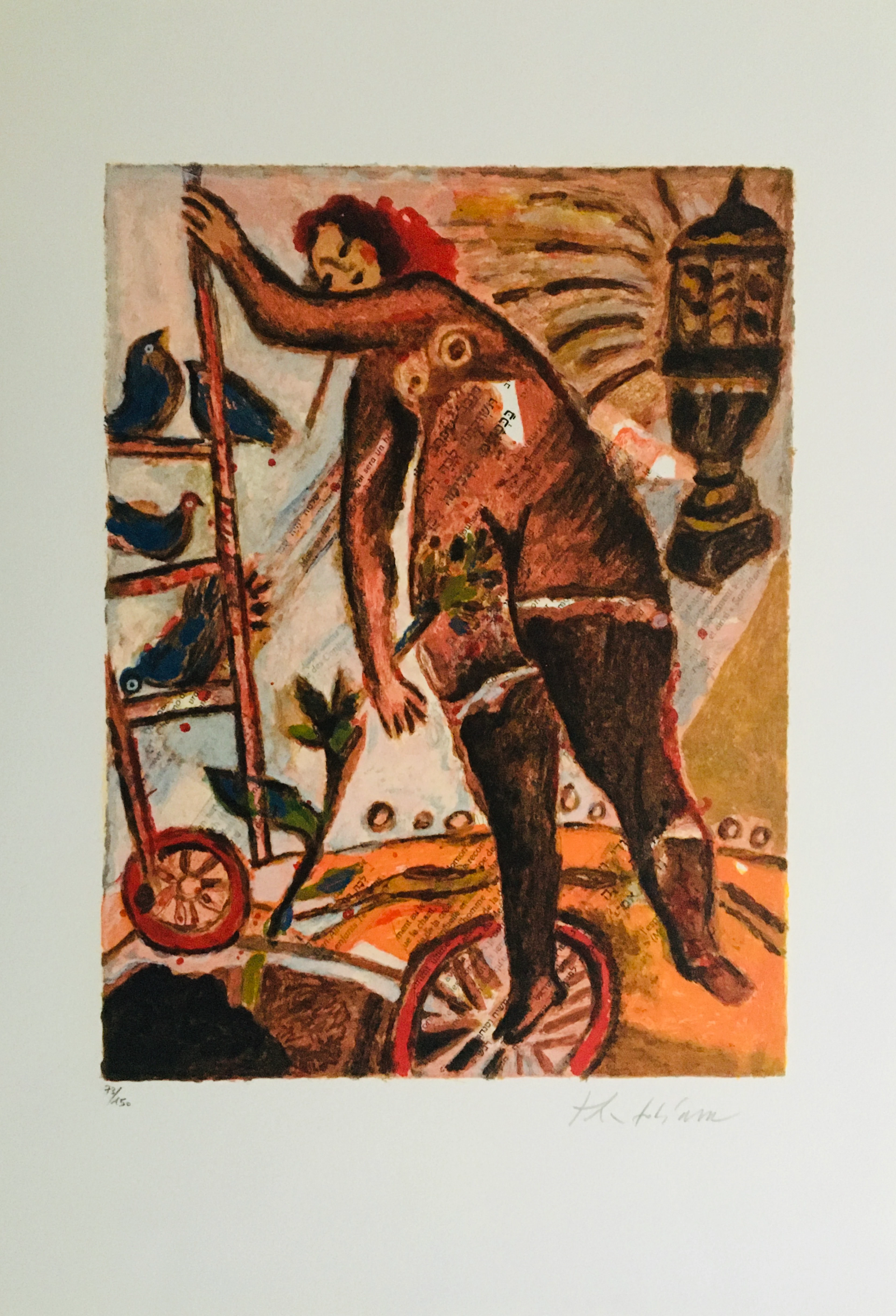 Théo TOBIASSE - Le Cantique des Cantiques XVIII, 2009 - Lithographie
