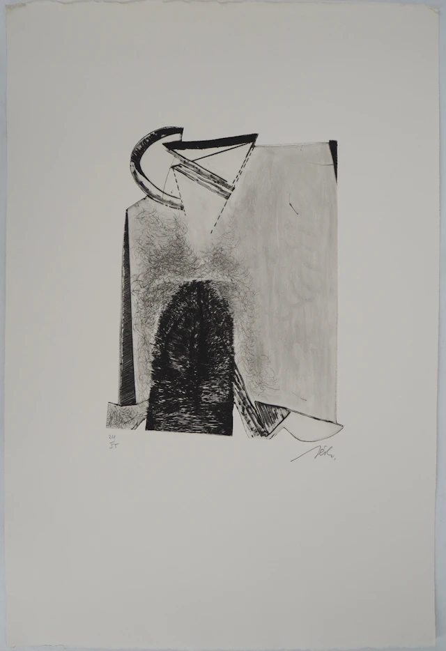François BÉALU (1932-2020), Cubisme - Gravure sur cuivre originale signée