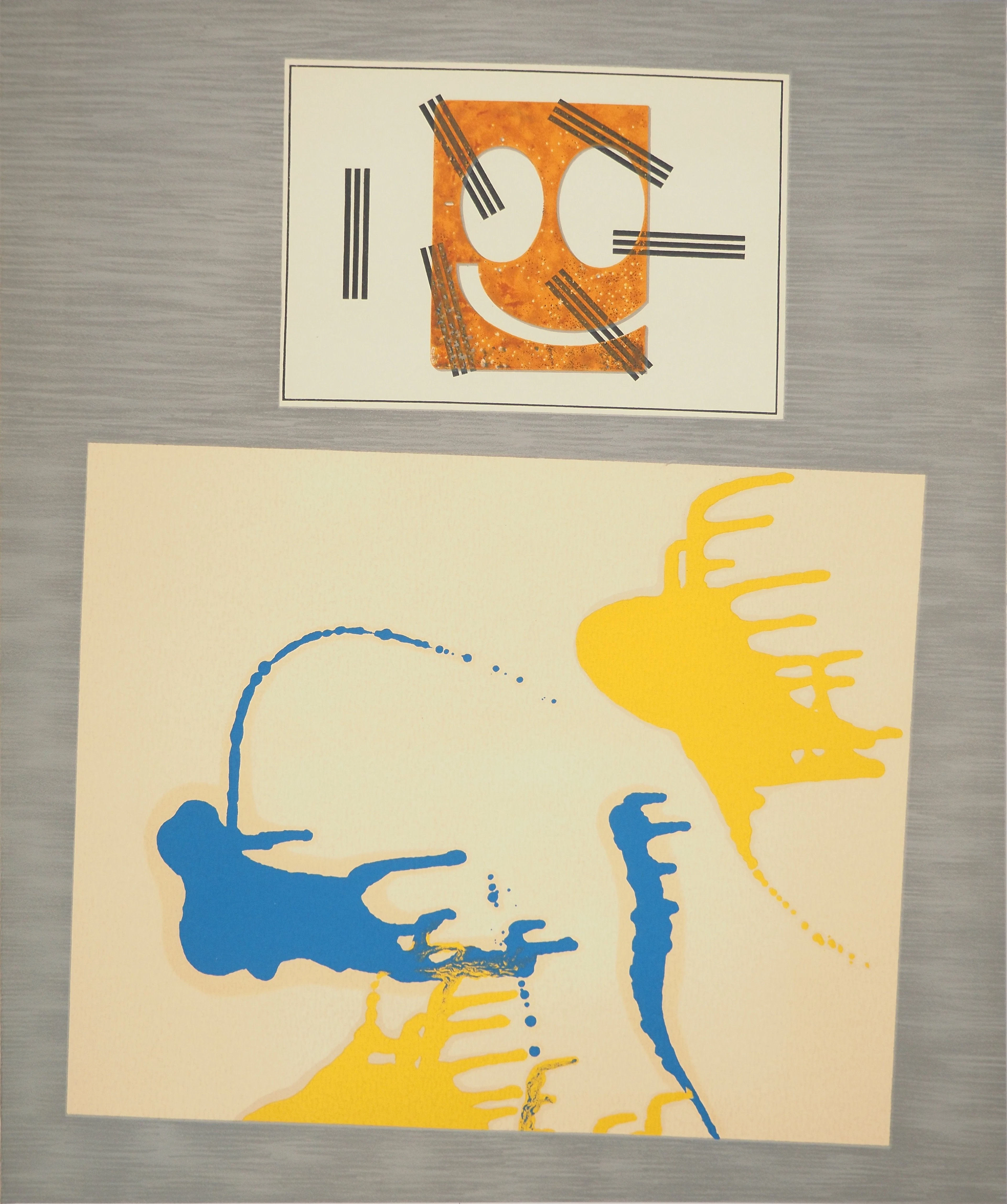 Max ERNST : Tableau coloré, Lithographie originale