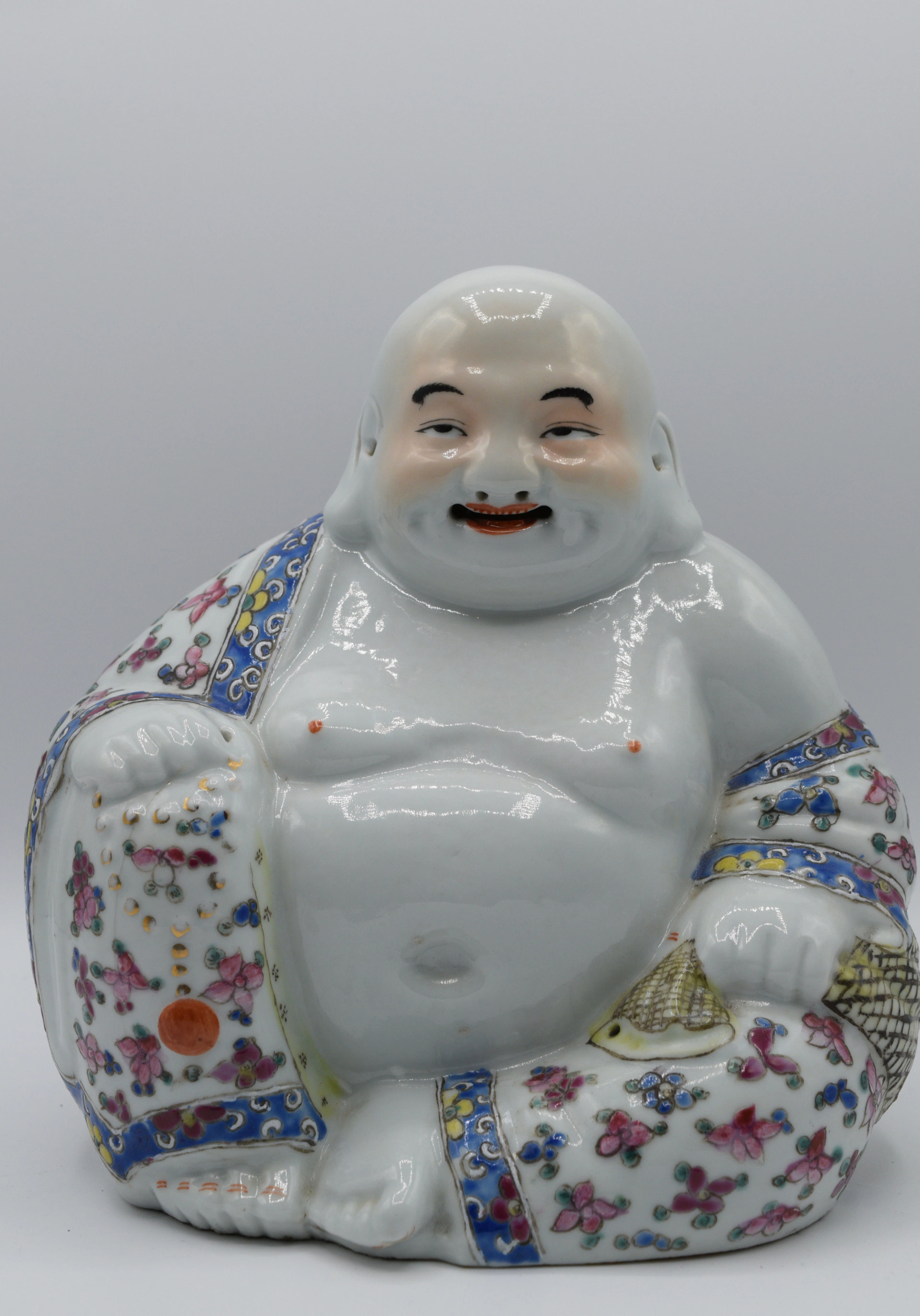 Bouddha rieur - Porcelaine - CHINE, fin XIXe - début XXe siècle