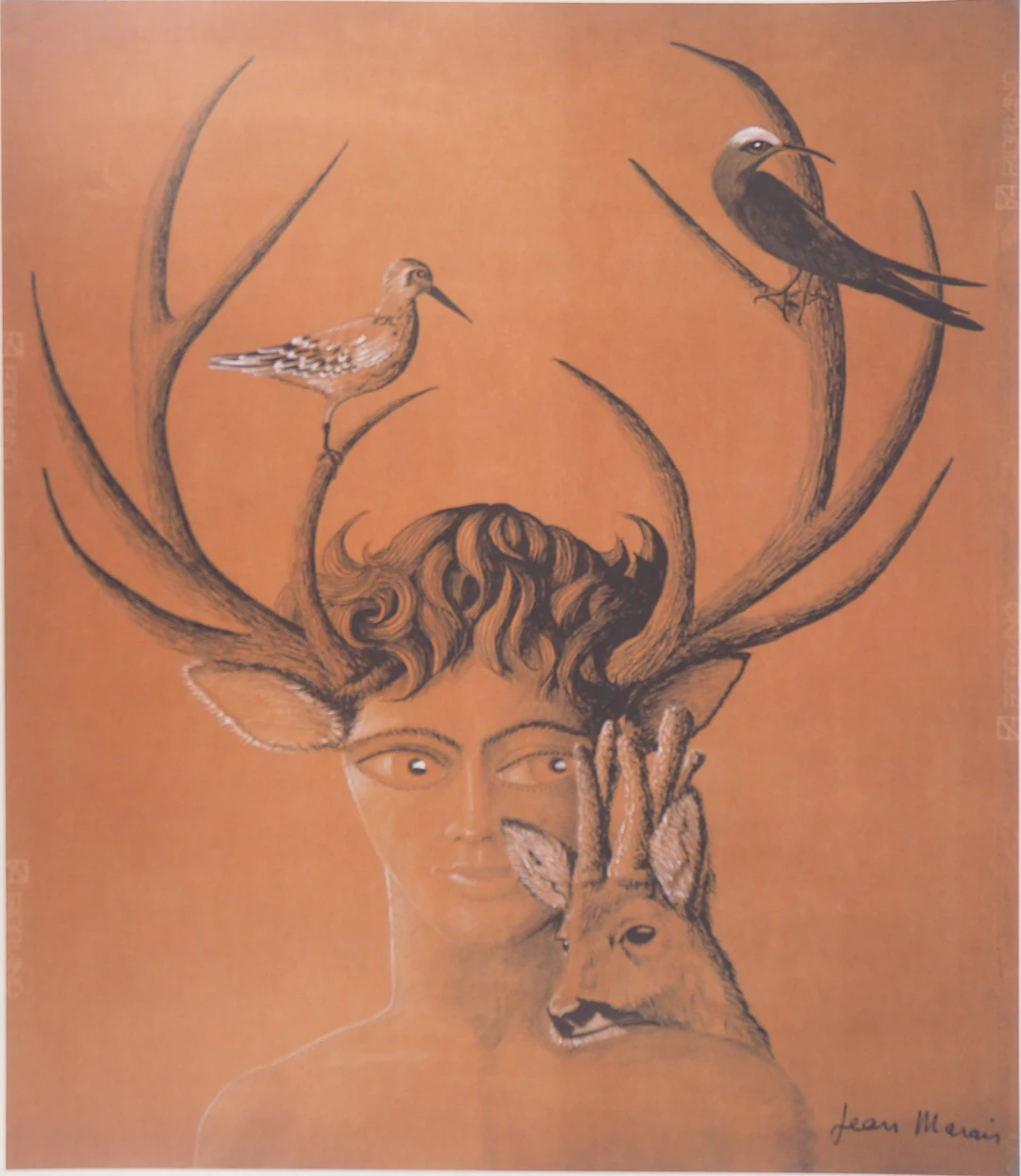 Jean MARAIS - Esprit de la nature - Lithographie, signée