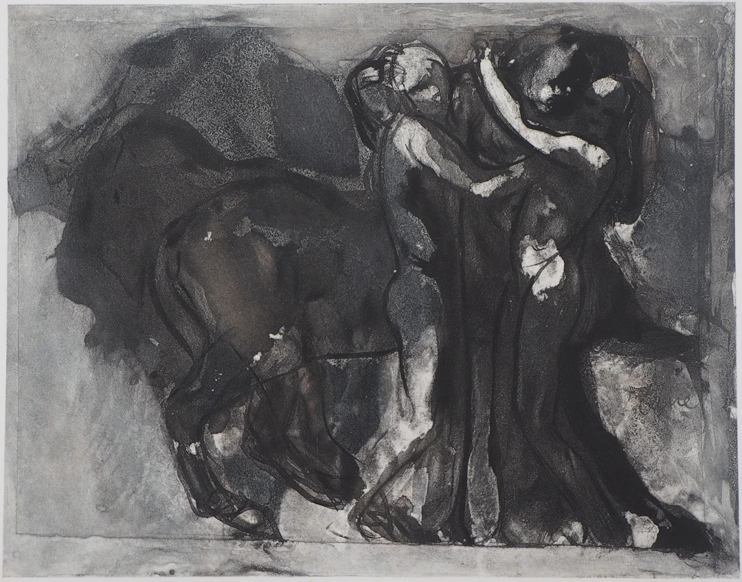 Auguste RODIN, La fête du Centaure, Gravure