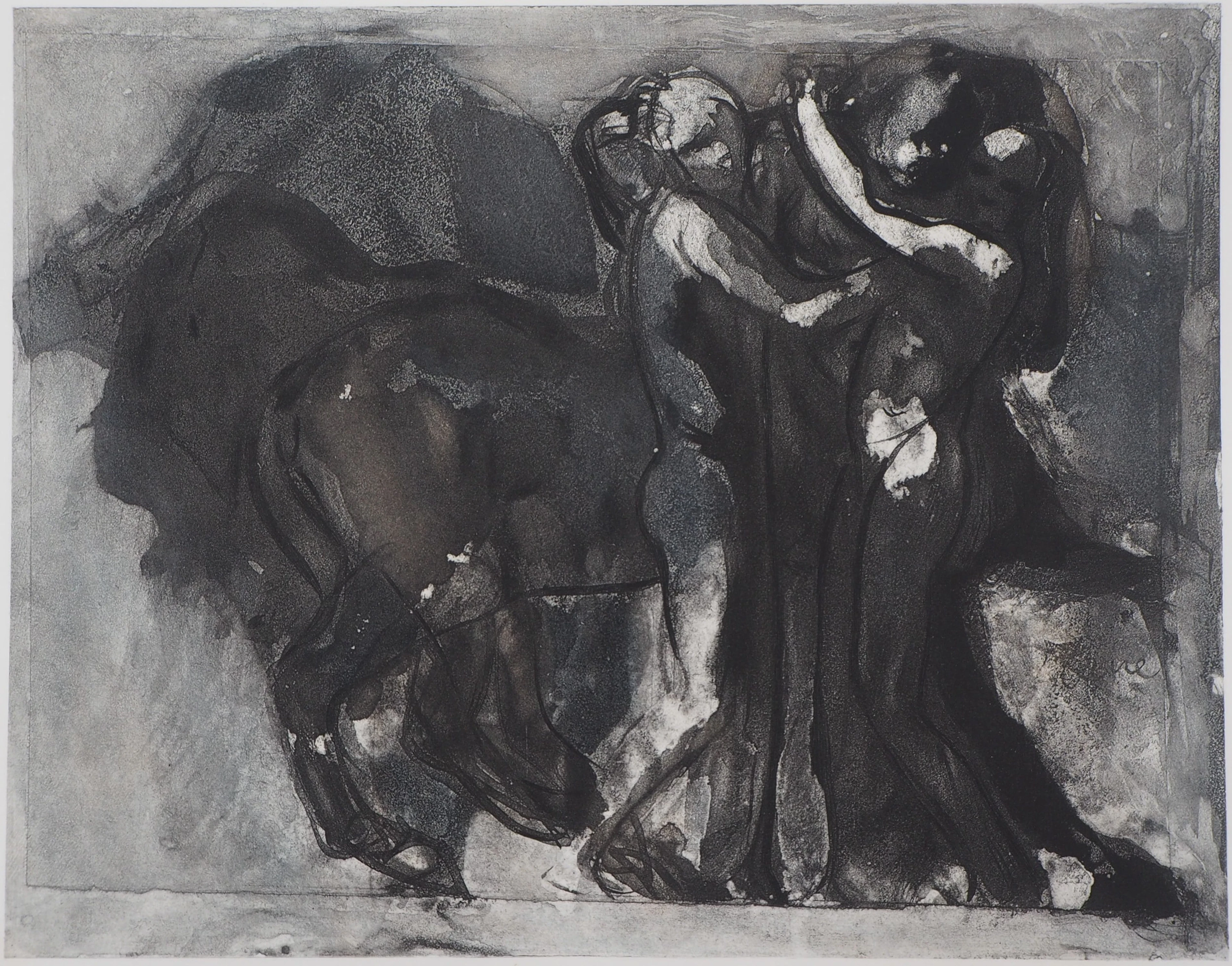 Auguste RODIN, La fête du Centaure, Gravure