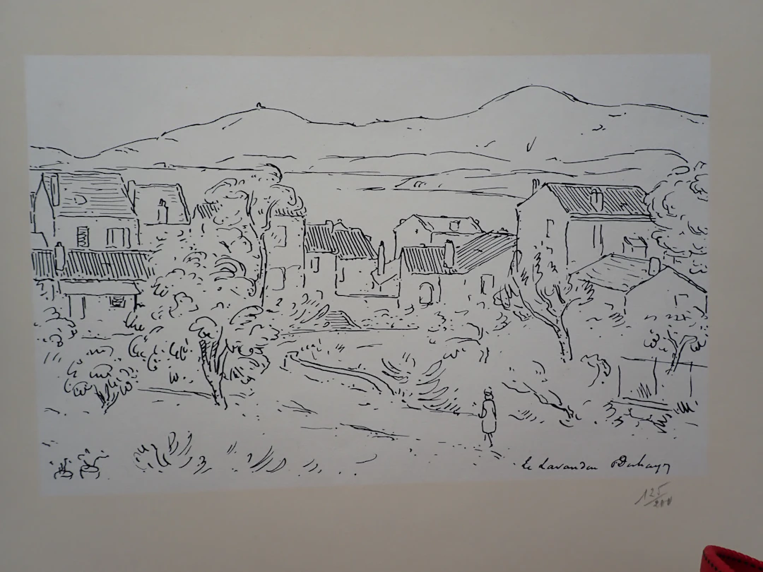Frédéric DESHAYES (d’après) - Le Lavandou - Gravure