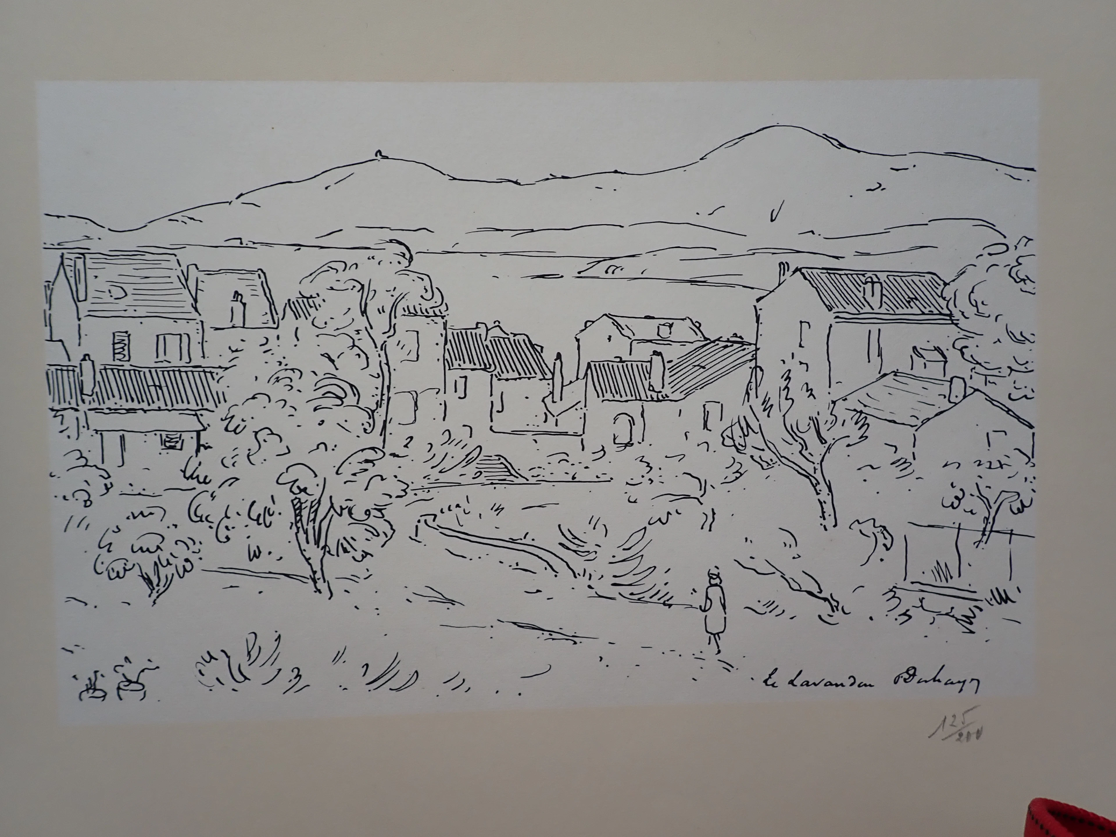 Frédéric DESHAYES (d’après) - Le Lavandou - Gravure