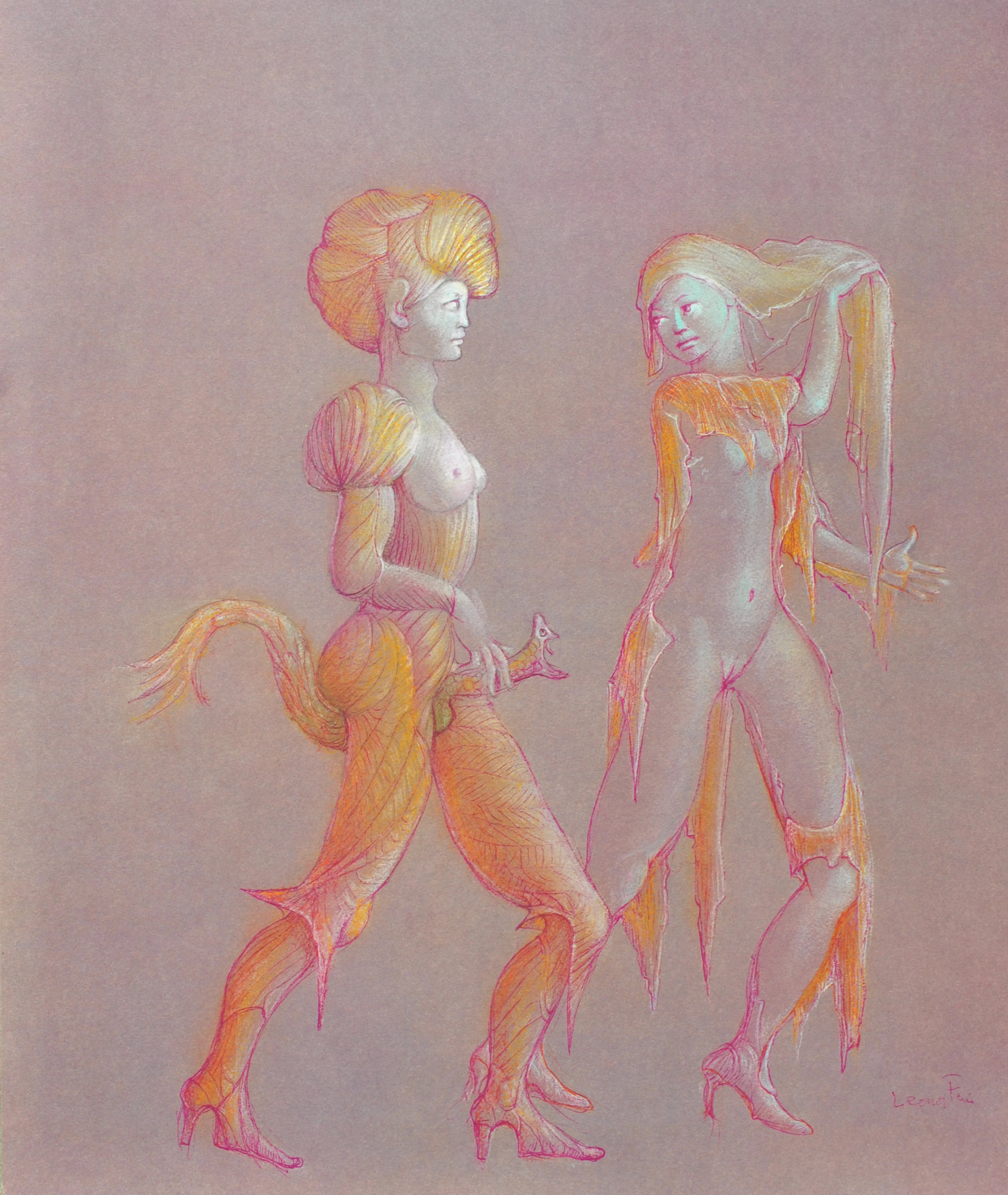 Léonor FINI (d’après) - Le serpent, 1980 - Photolithographie
