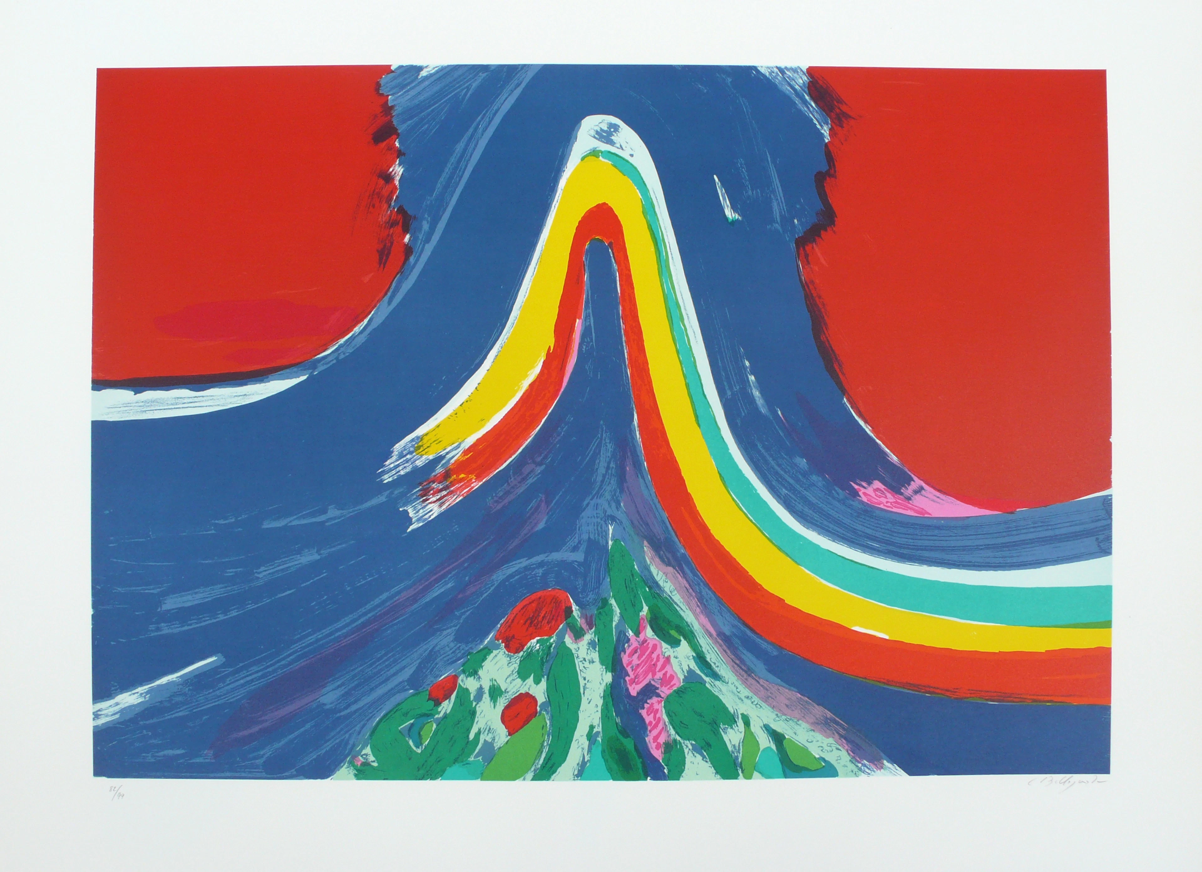 Claude BELLEGARDE - Sans titre, 1991, Lithographie signée et numérotée