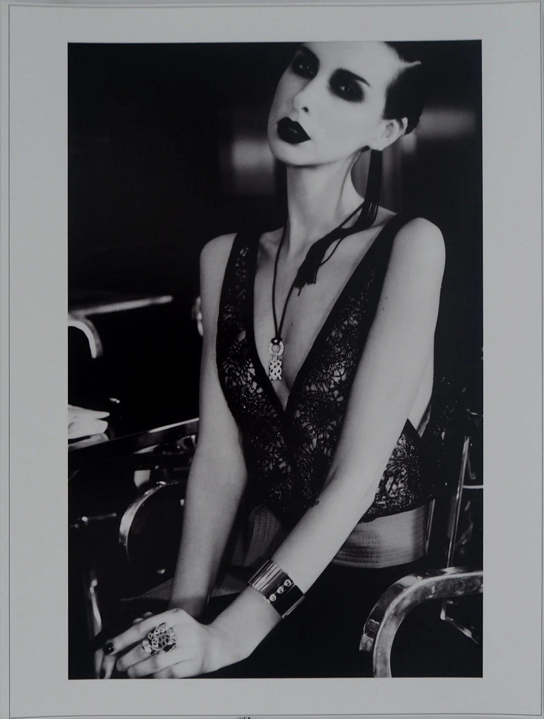 Irina IONESCO : Intense regard, Tirage argentique original