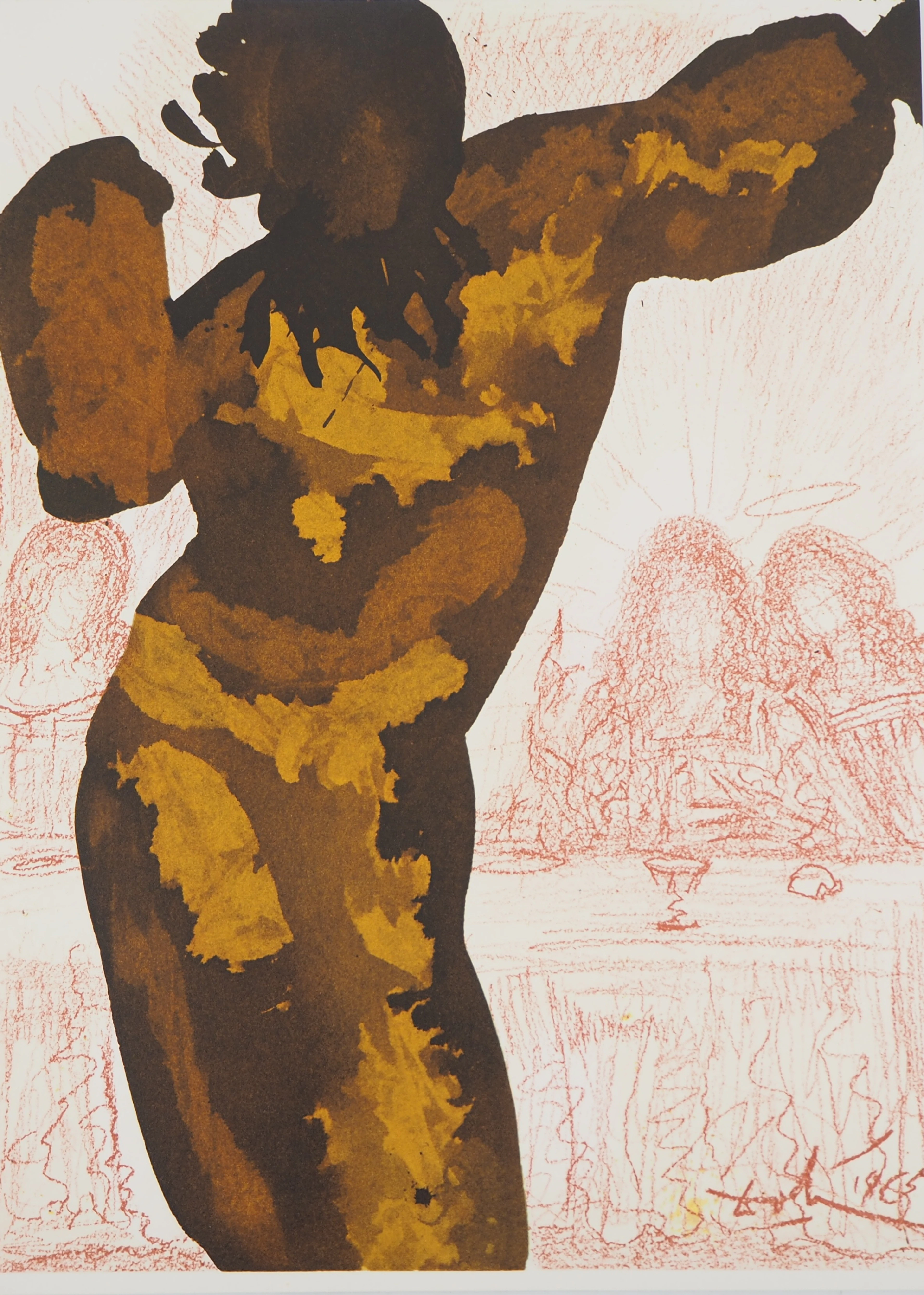 Salvador DALI : Biblia Sacra - Le Dernier Repas - Lithographie Signée