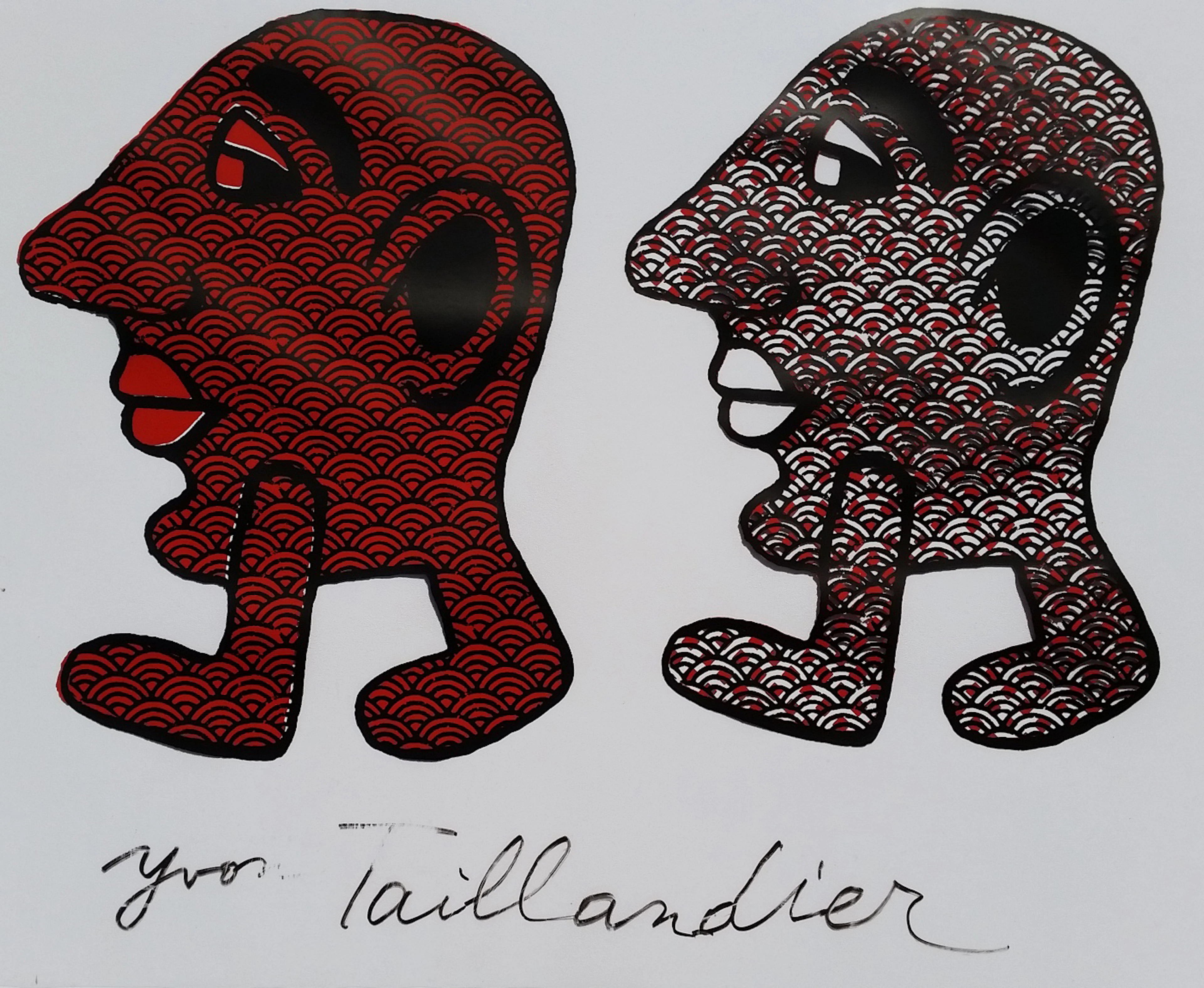 Yvon TAILLANDIER - Capitipède Duo 2, 2015 - Sérigraphie signée