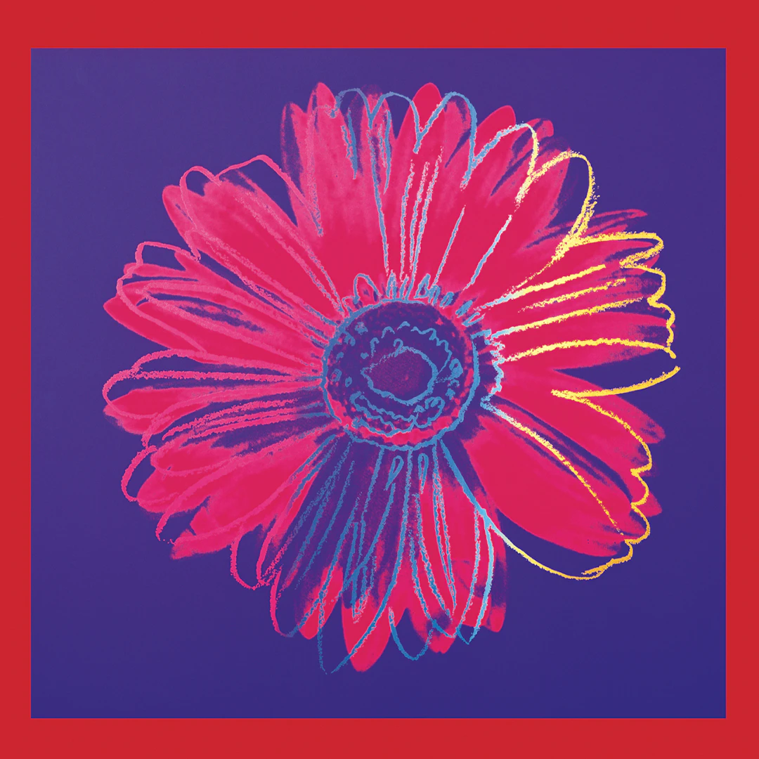 Andy Warhol (d’après), Daisy, sérigraphie, 2000