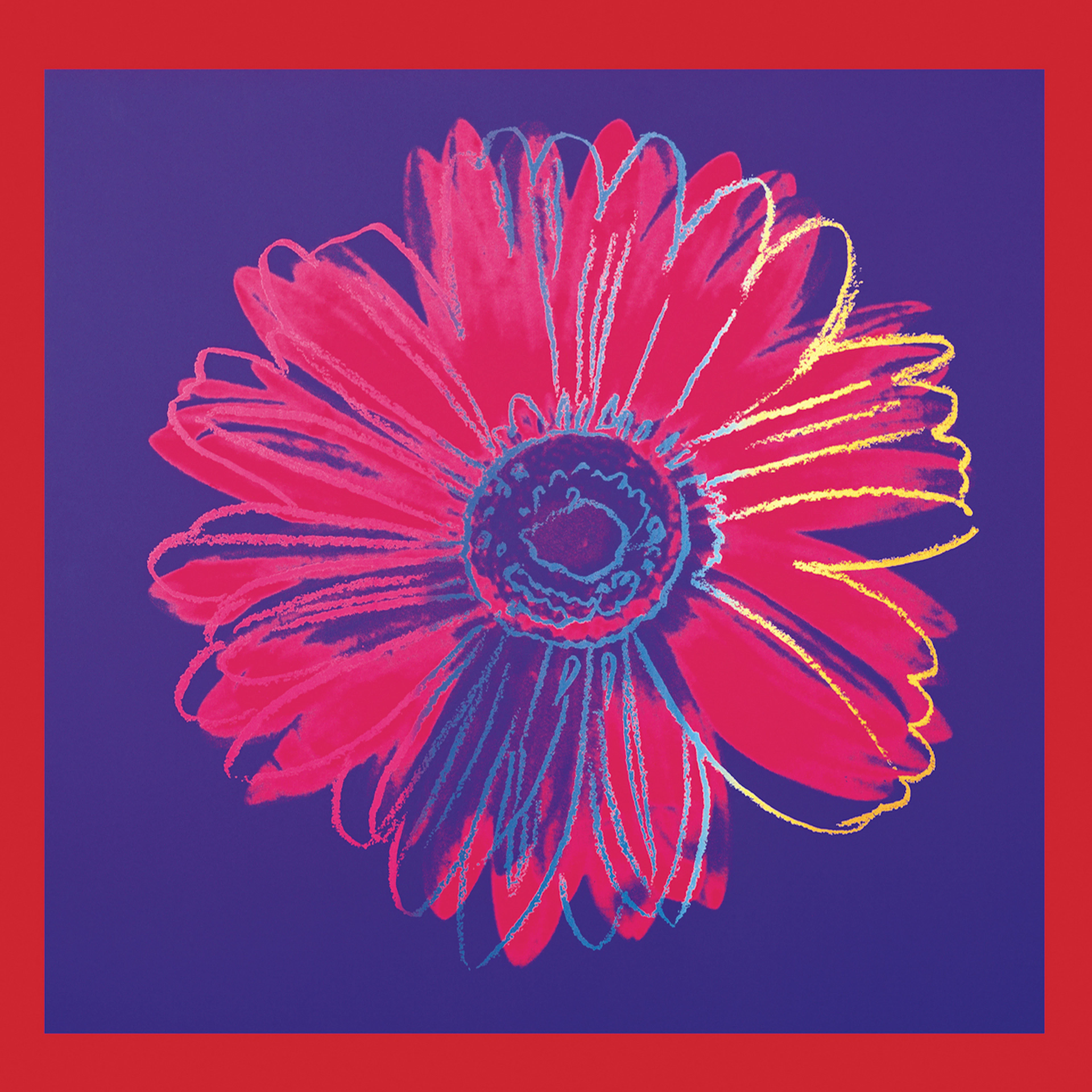 Andy Warhol (d’après), Daisy, sérigraphie, 2000