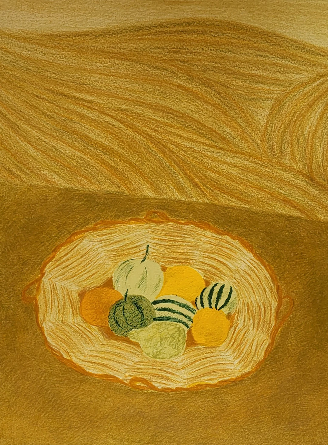 Pierre BONCOMPAIN - Les nourritures terrestres VIII, 1990 - Lithographie