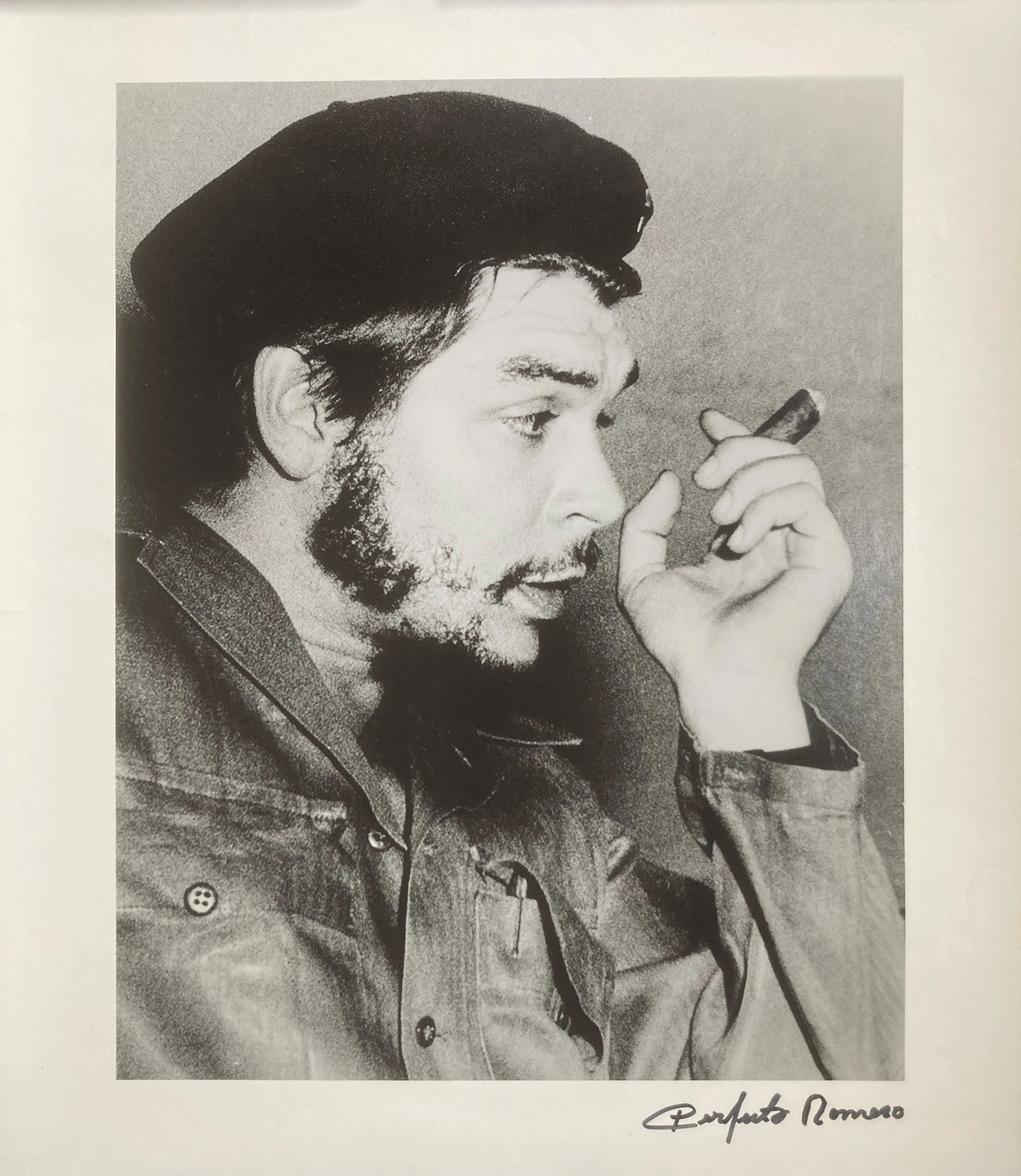 Perfecto ROMERO - Che Guevara au cigare - Photo signée